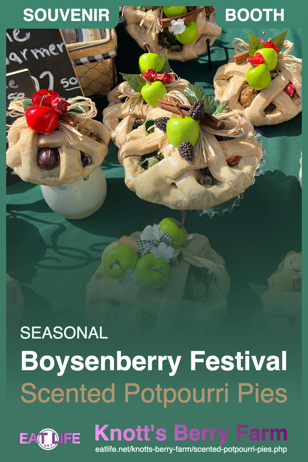 Scented Potpourri Pies