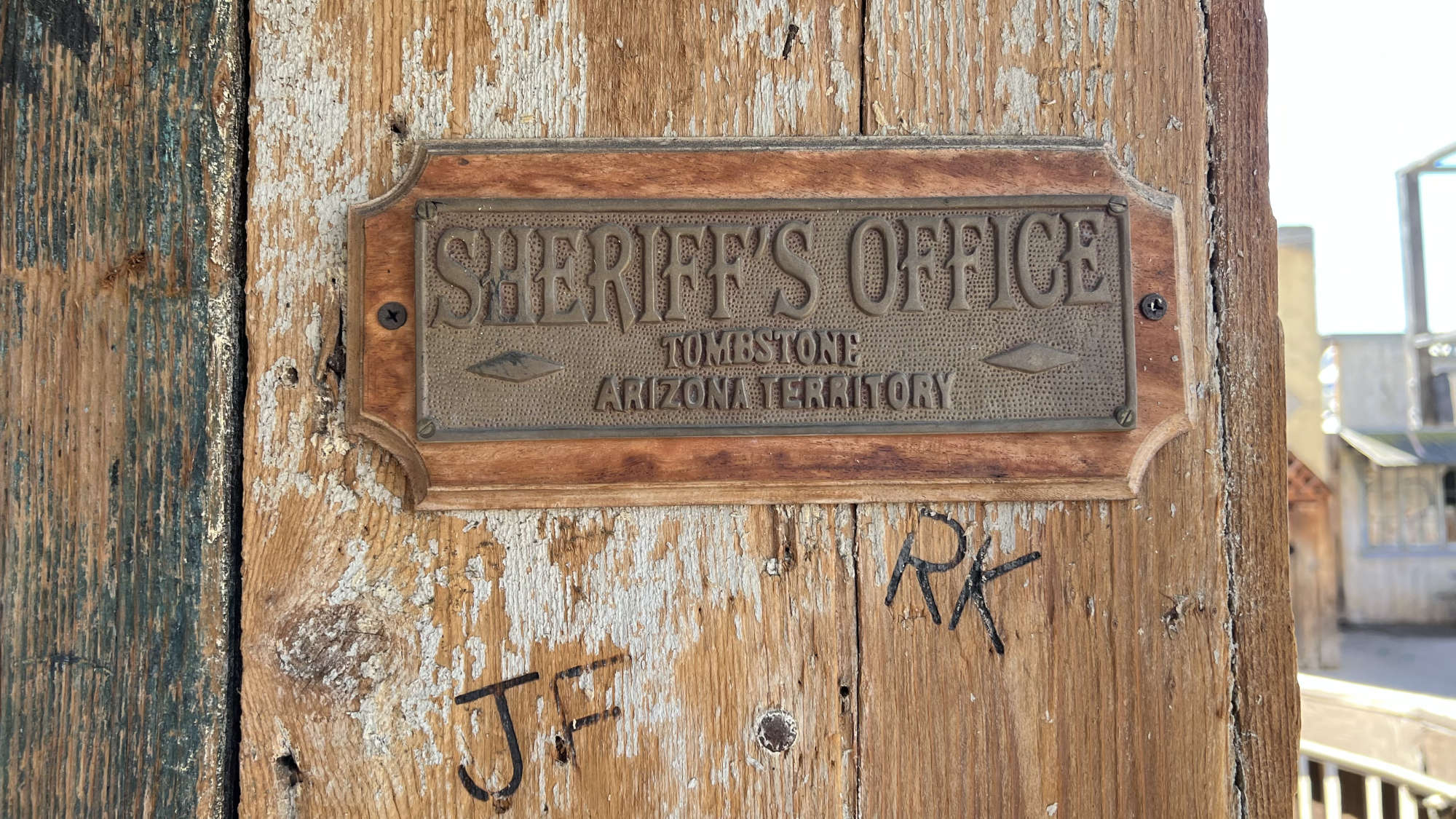 Sheriff's Office Tombstone Arizona Territory