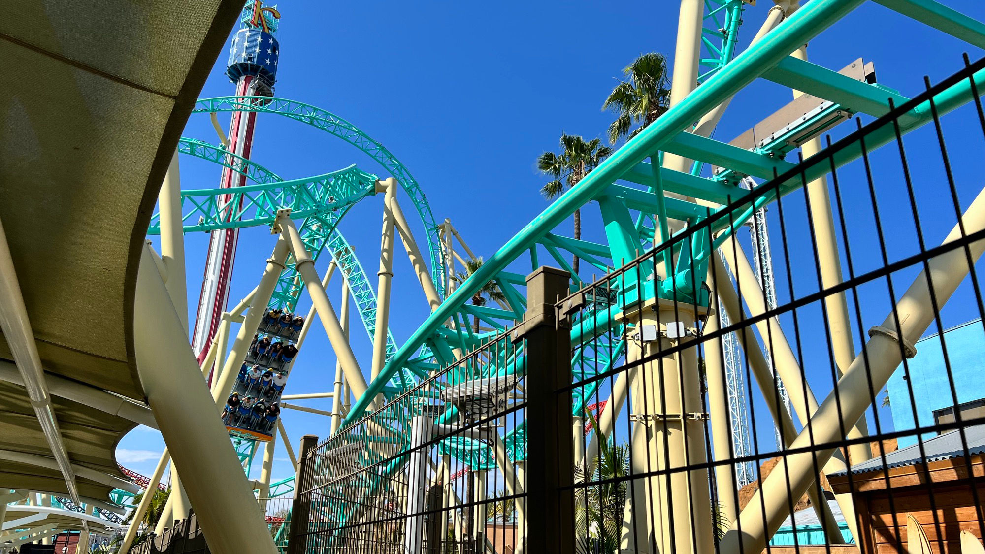 View from Hang Time Queue