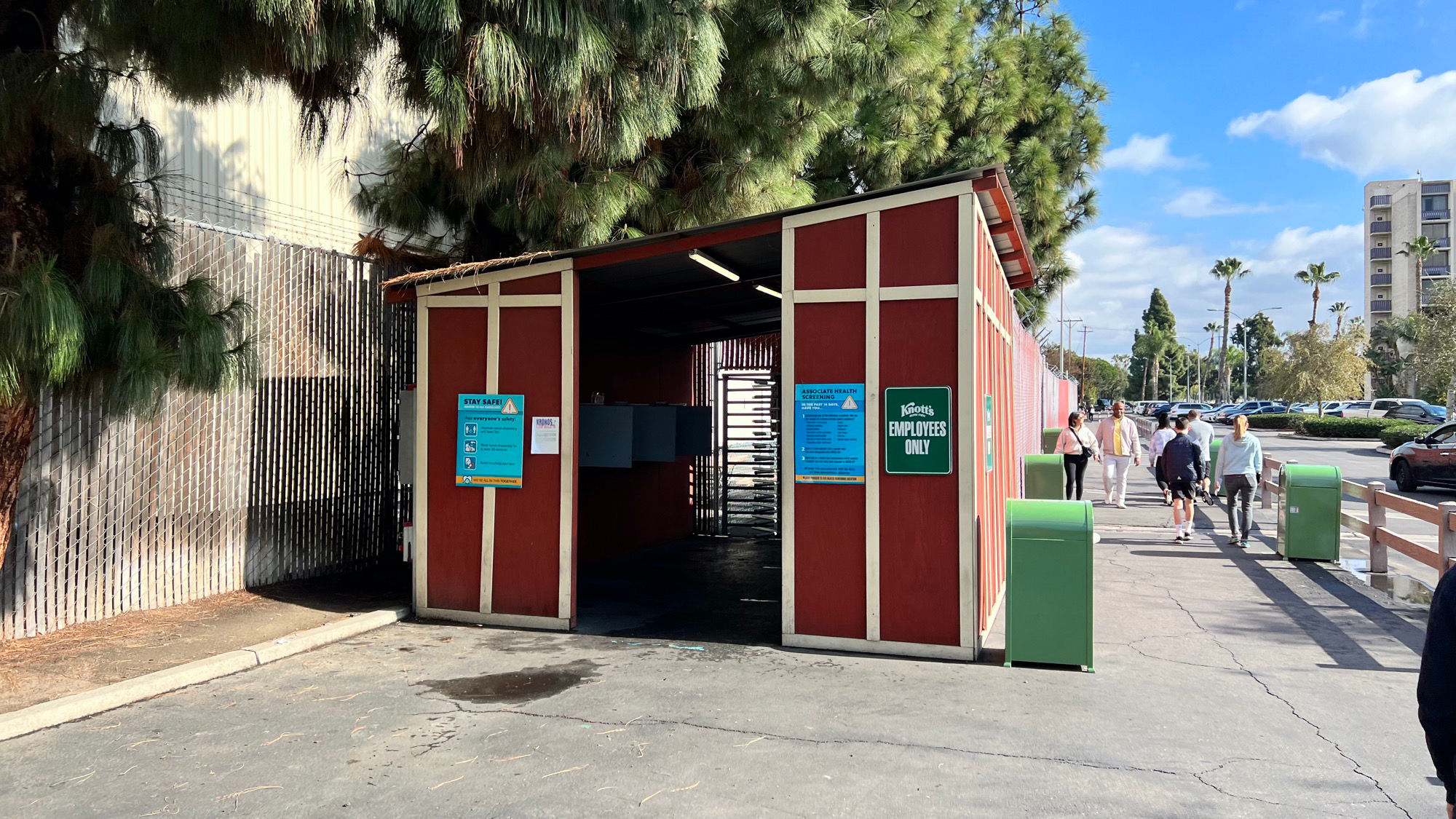 South Parking Lot Employee Entrance