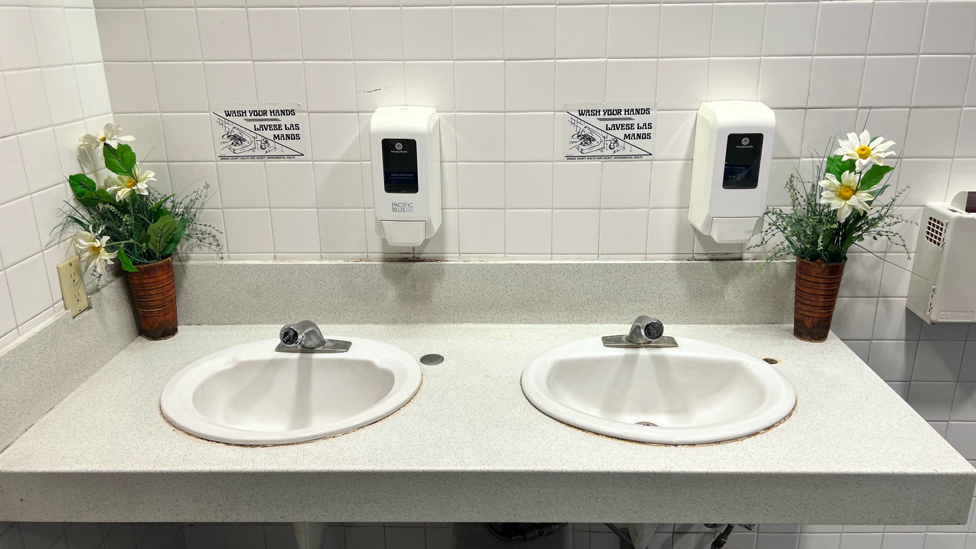 Spurs Chop House Restroom Sink