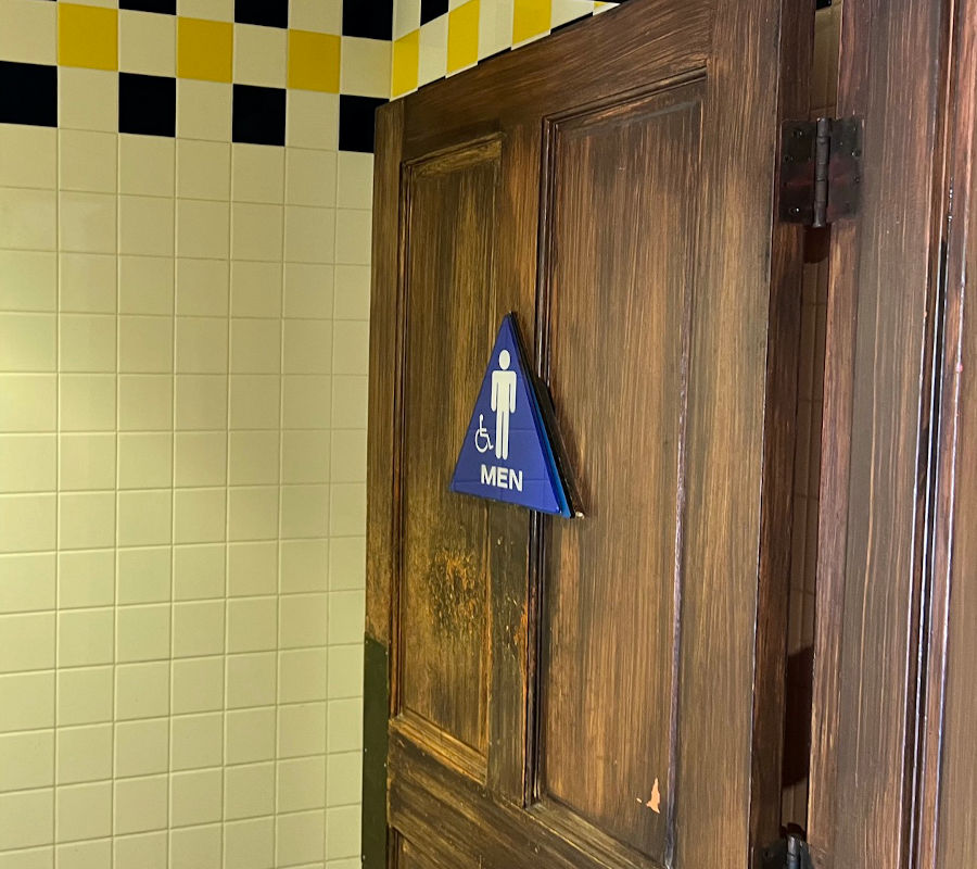 Spurs Chop House Restroom