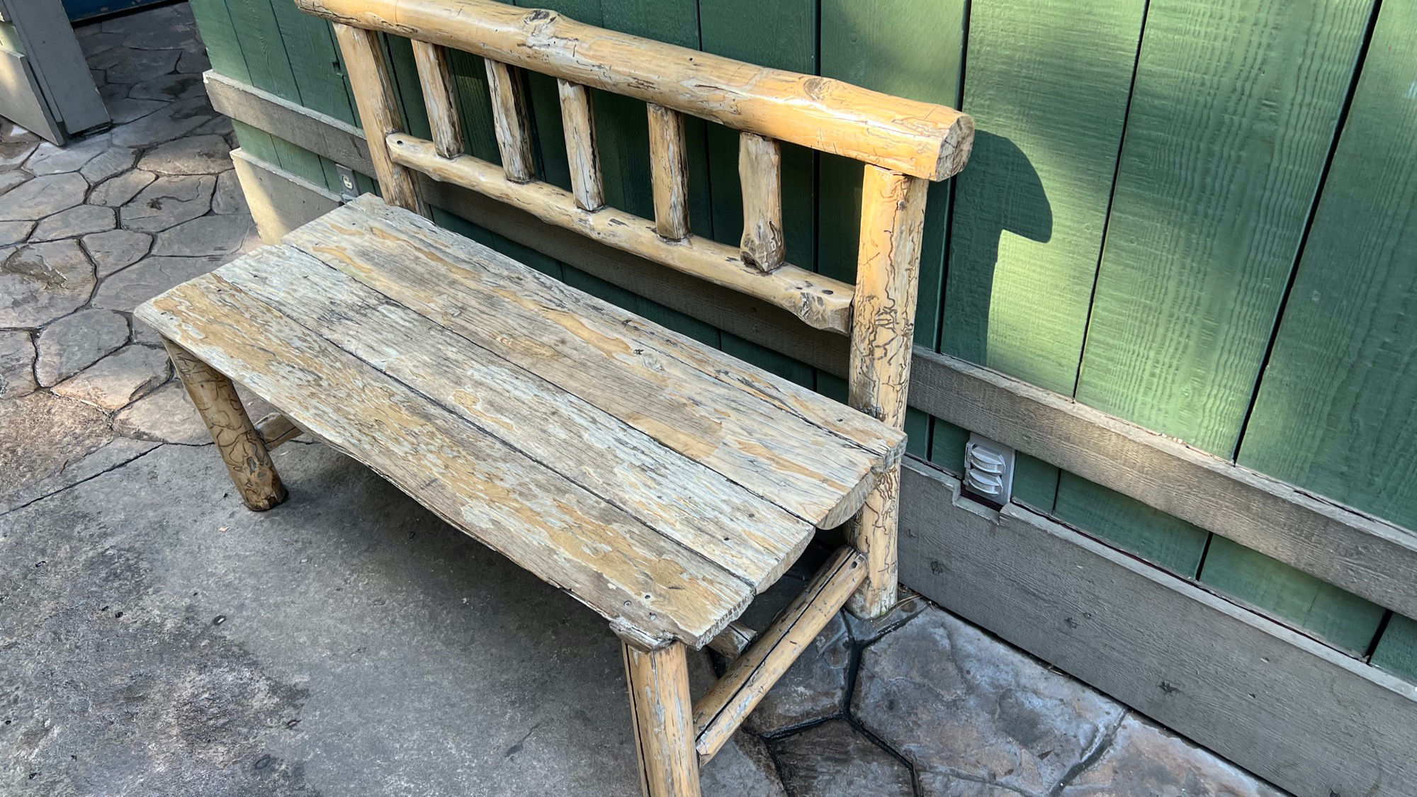 Timberline Twister Restroom Bench