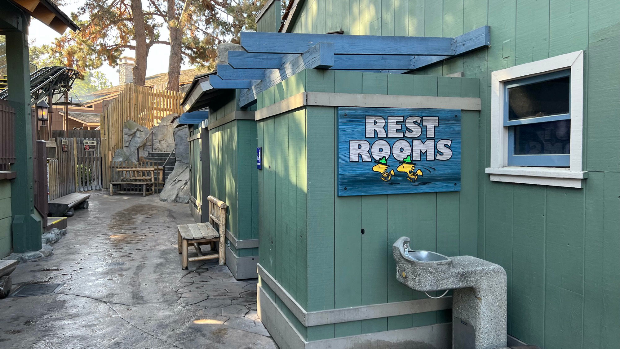 Restroom next to Timberline Twister