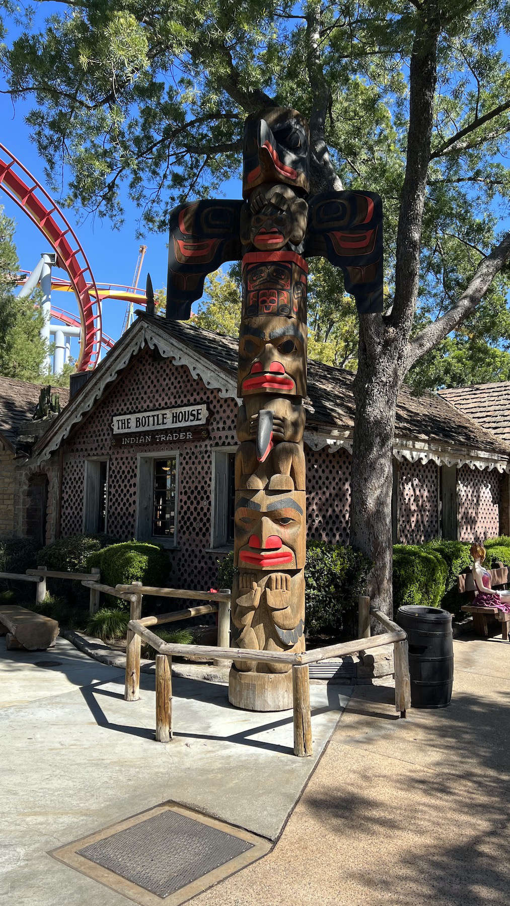 One of the Totem Poles at Indian Trails