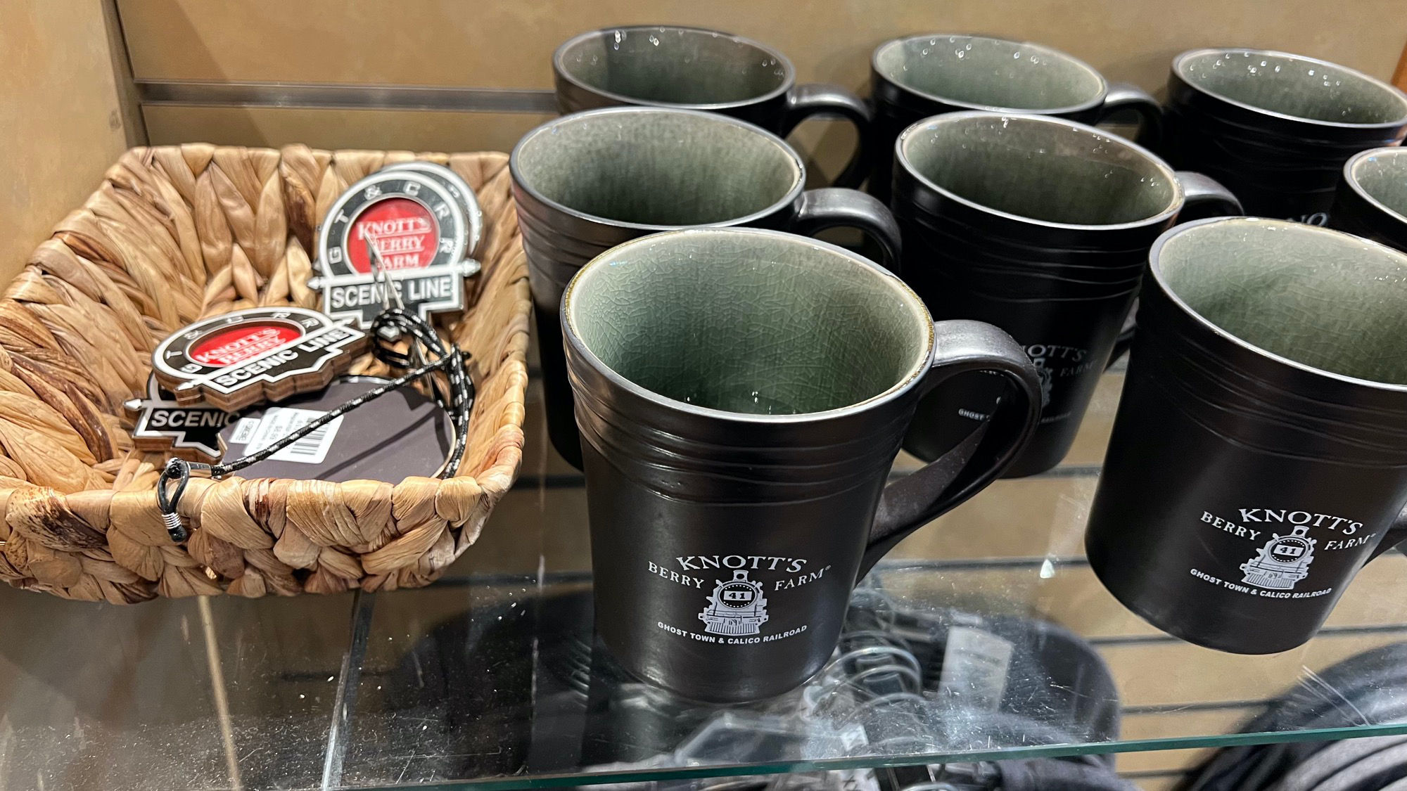Virginia's Gift Shop Calico Railroad Mugs