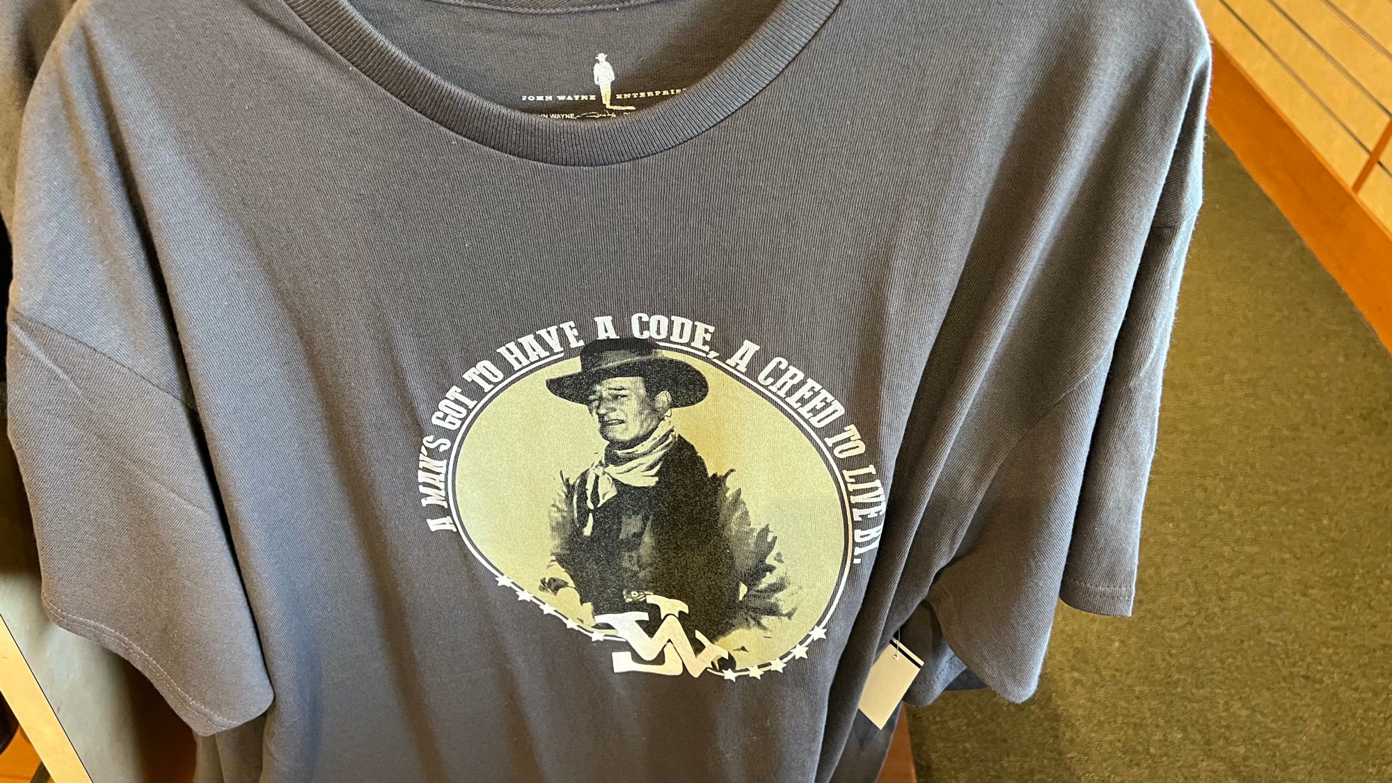 Virginia's Gift Shop John Wayne Shirt