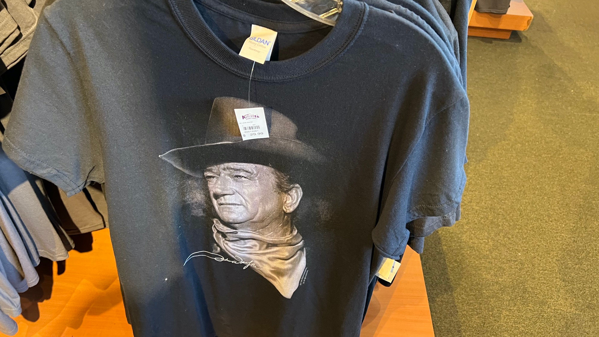 John Wayne T-Shirt Virginia's Gift Shop John Wayne T-Shirt