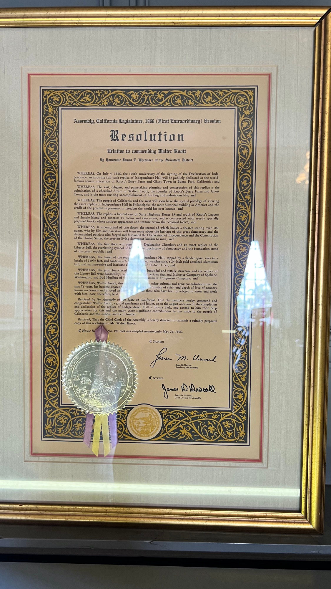 California Legislature Commendation California Legislature Commendation