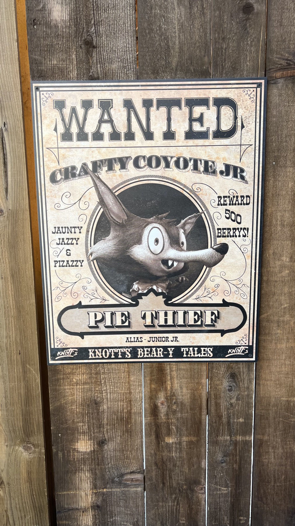 Wanted Crafty Coyote Wanted Crafty Coyote