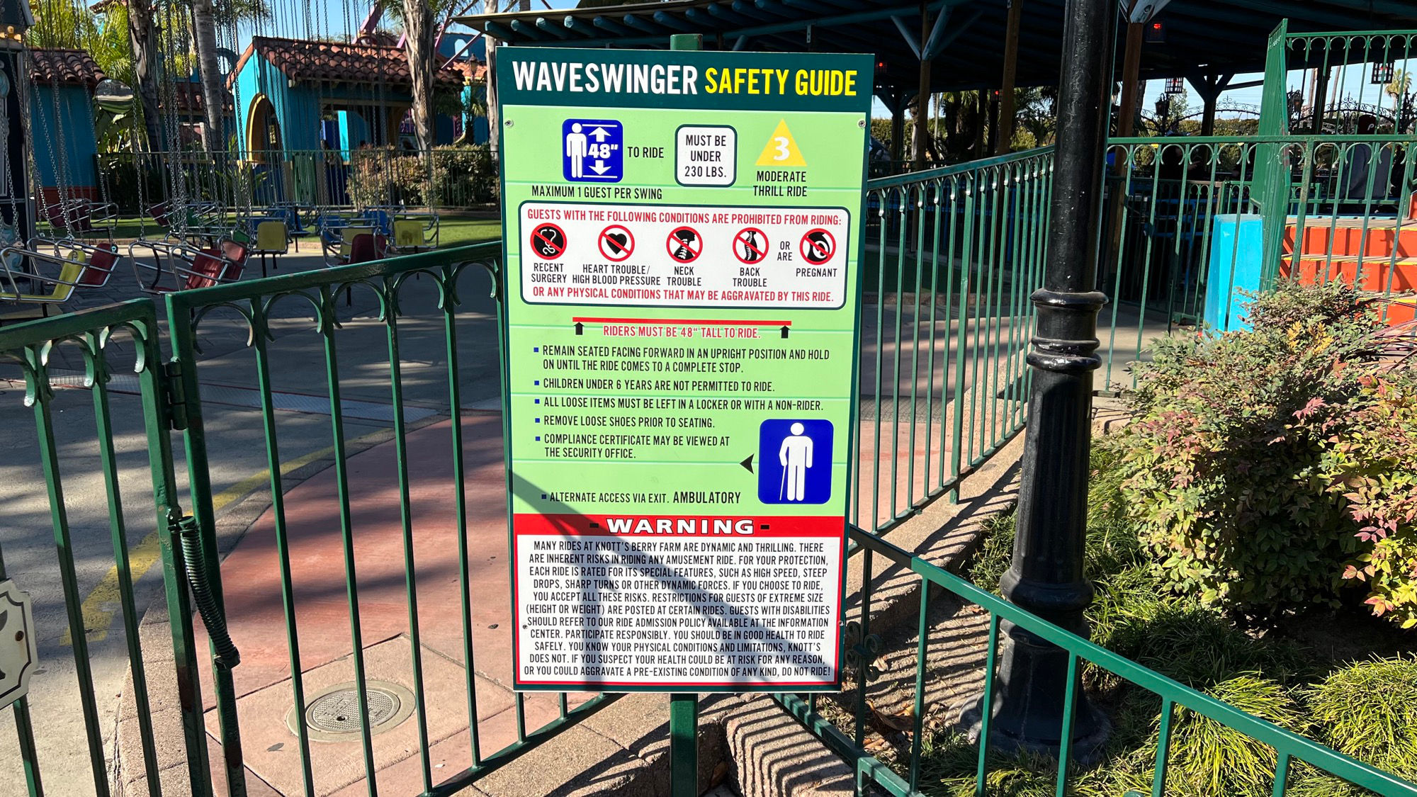 Wave Swinger Safety Guide
