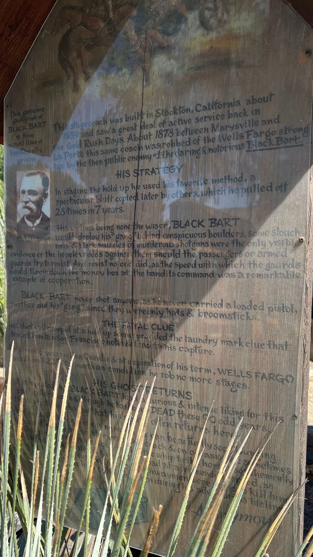 Wells Fargo Stagecoach Black Bart