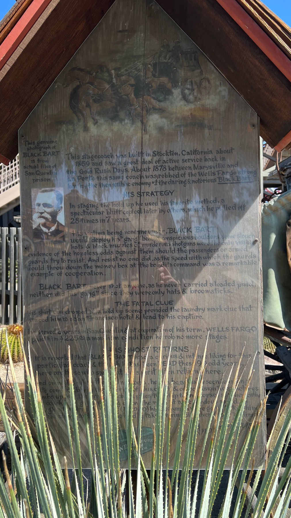Wells Fargo Stagecoach BlackBart