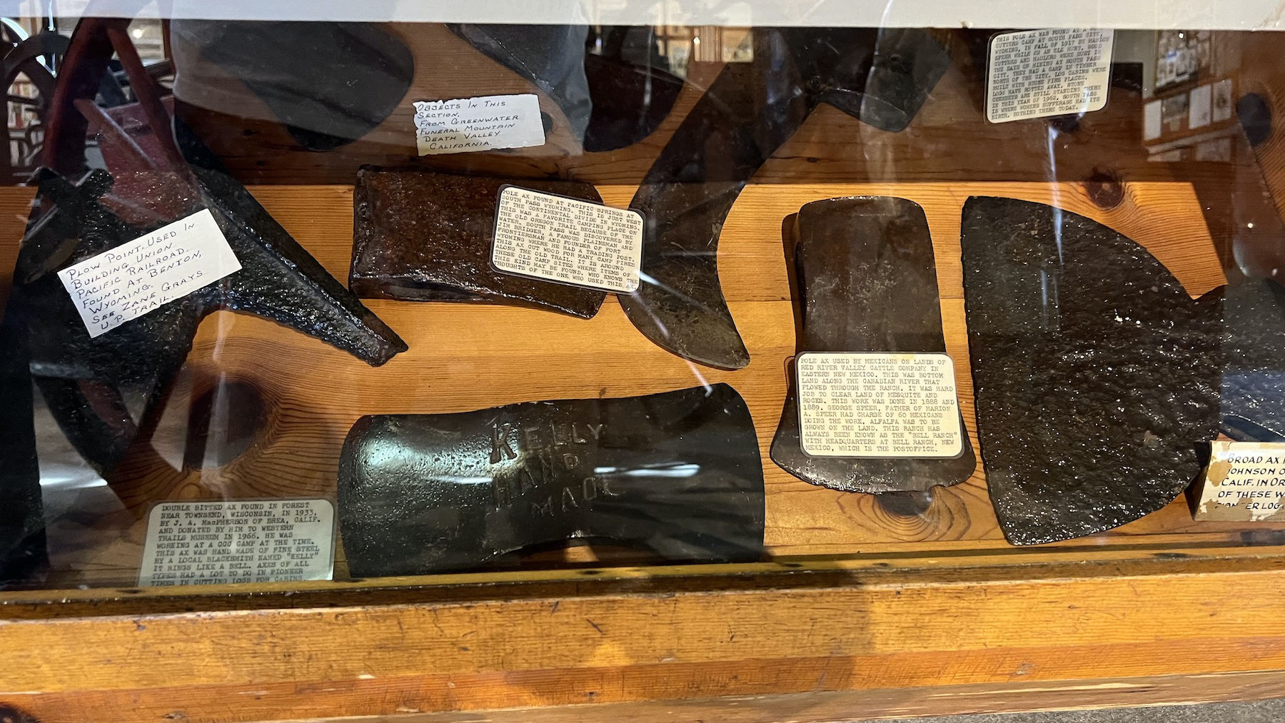 Western Trails Museum Types of Axes