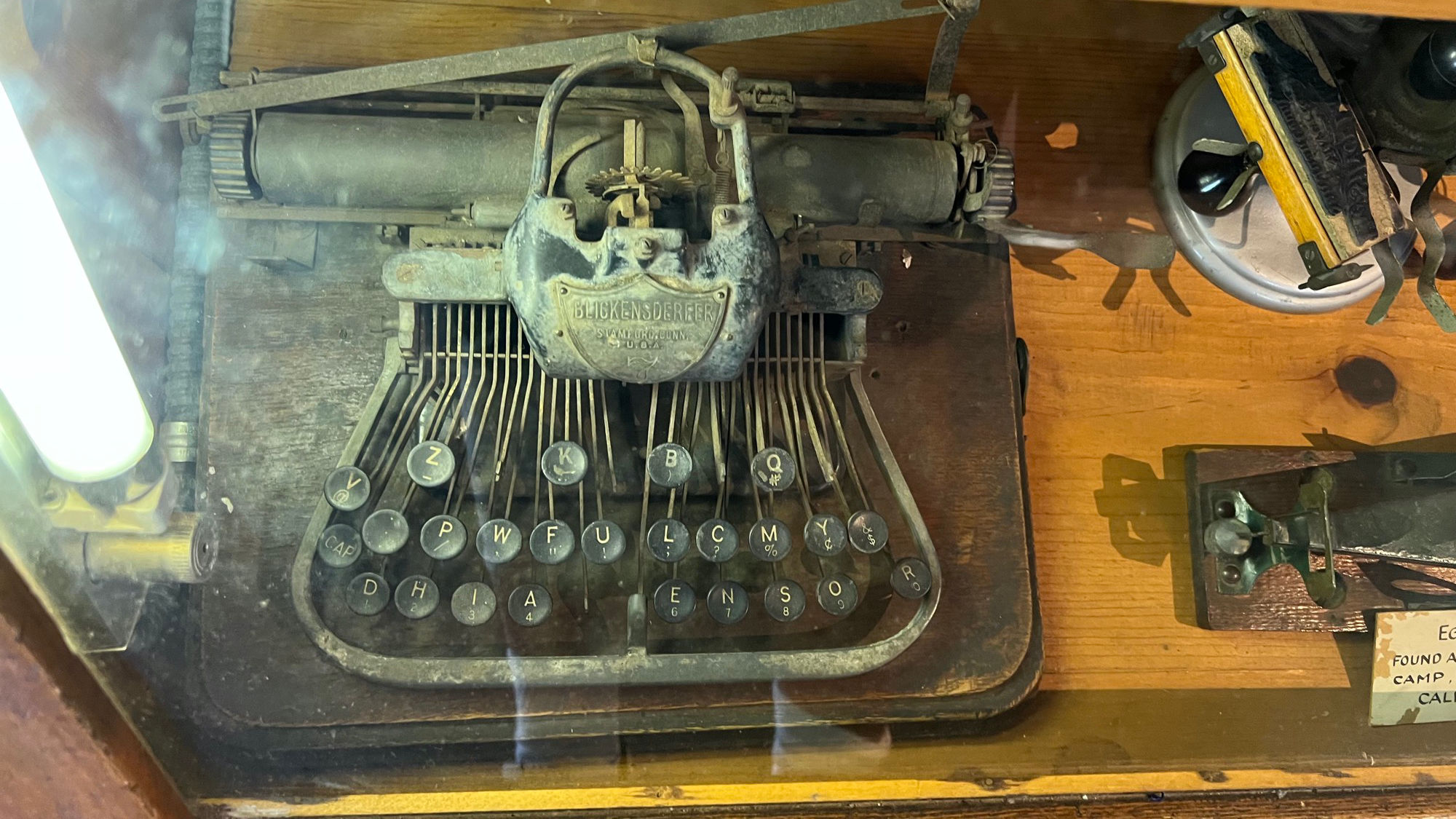 Western Trails Museum Blickensderfer Typewriter