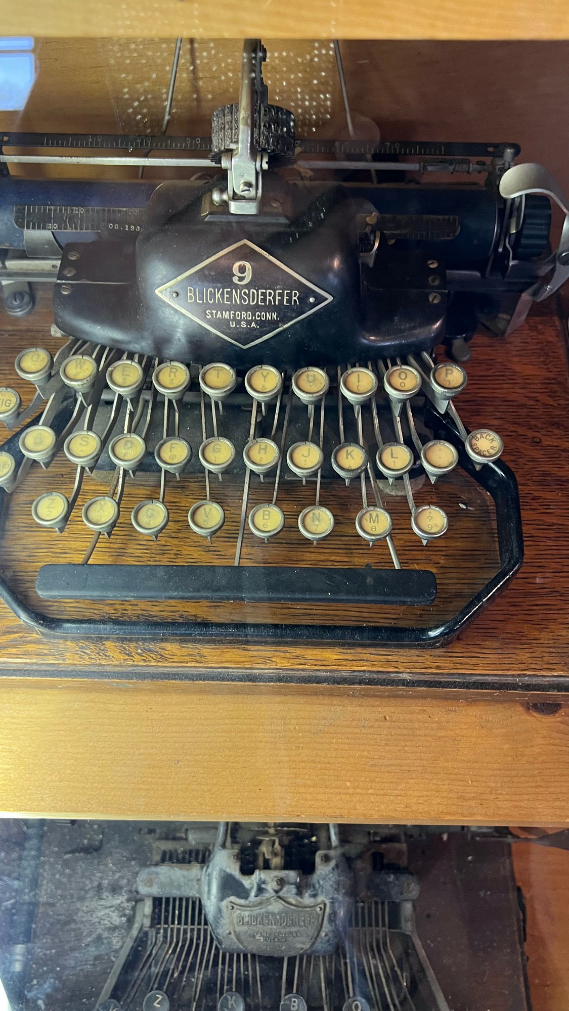 Blickensderfer Typewriter Western Trails Museum Blickensderfer Typewriter