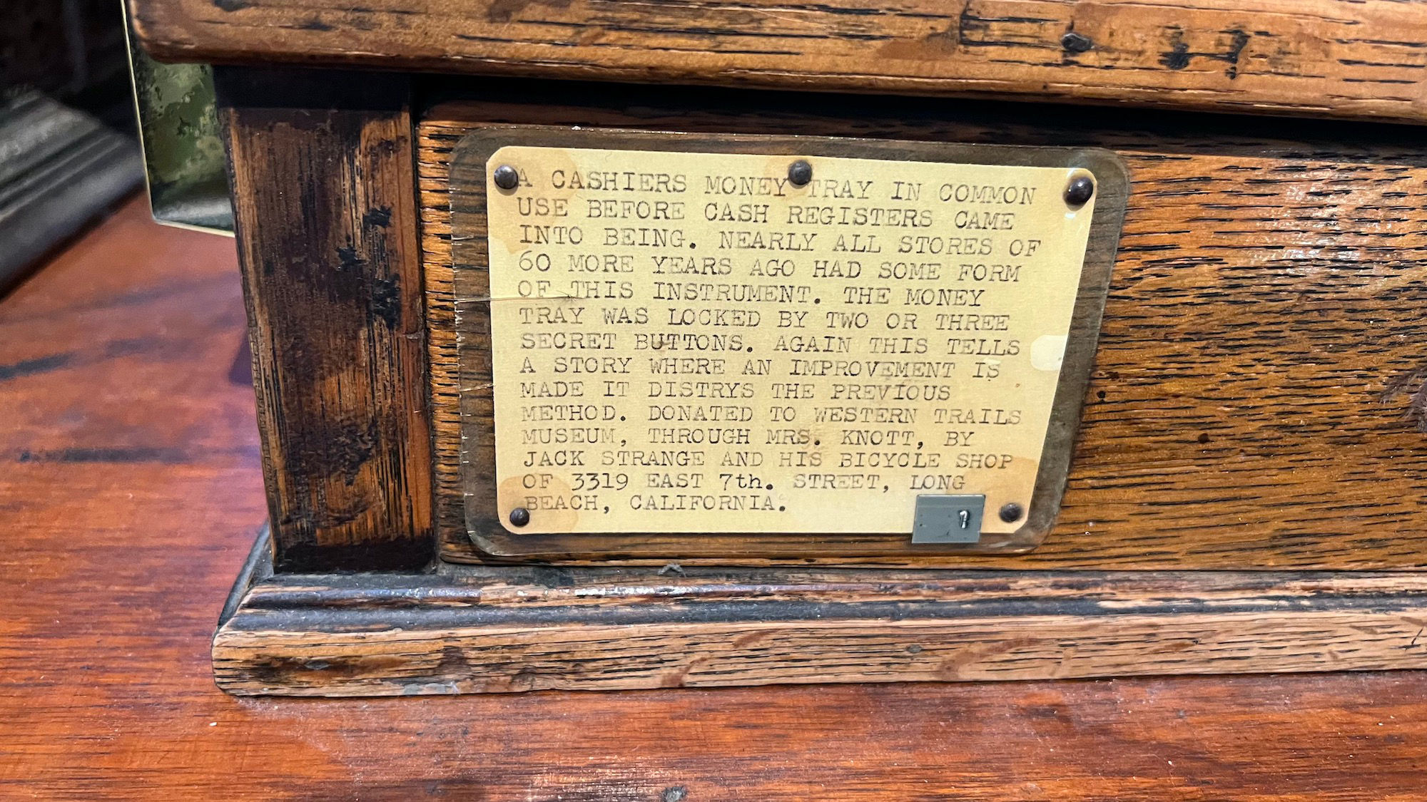 Cashiers Money Tray