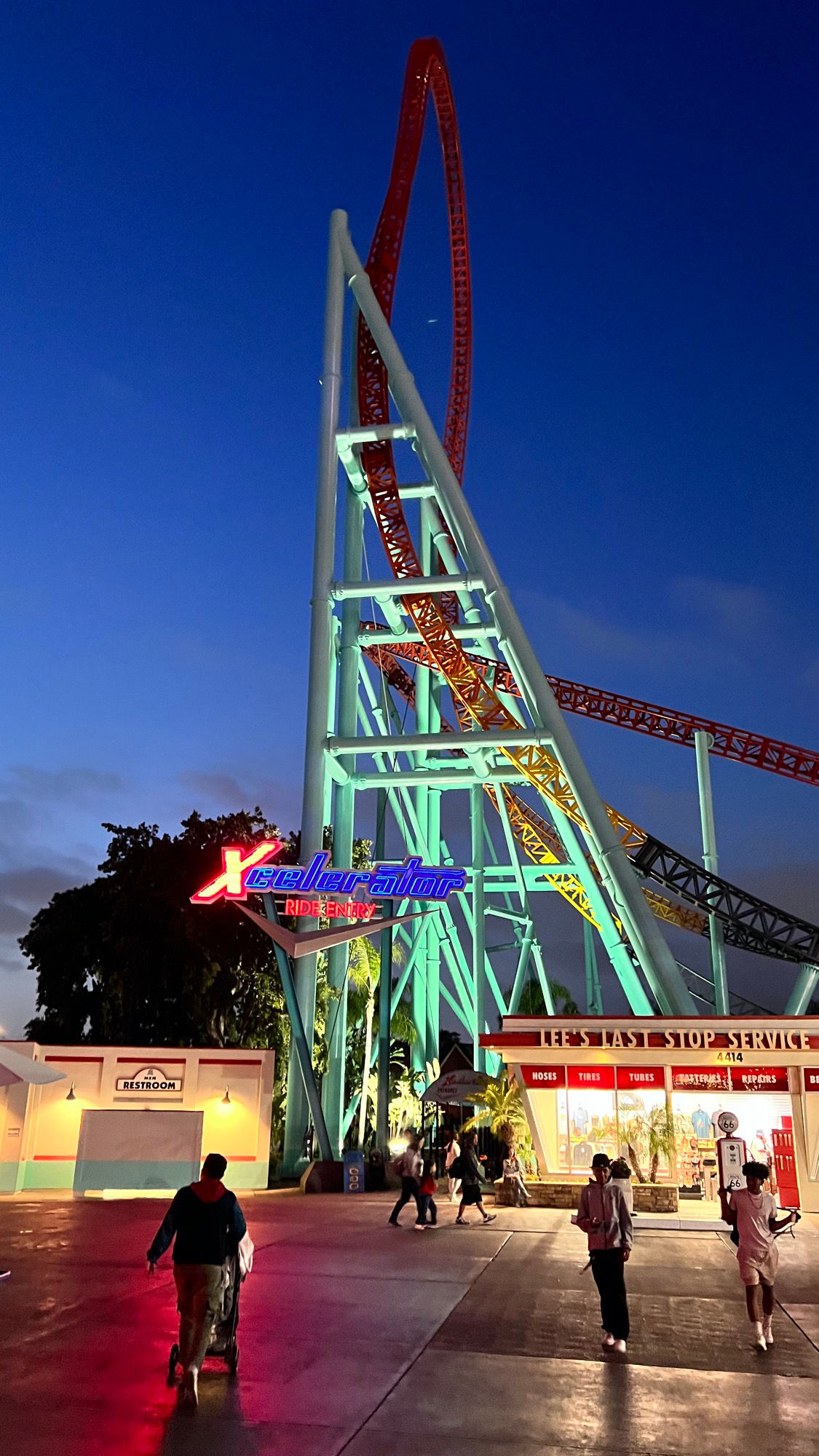 Night Xcelerator at Night