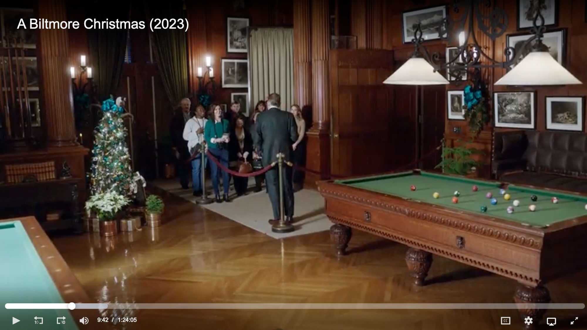 A Biltmore Christmas The Billiards Room