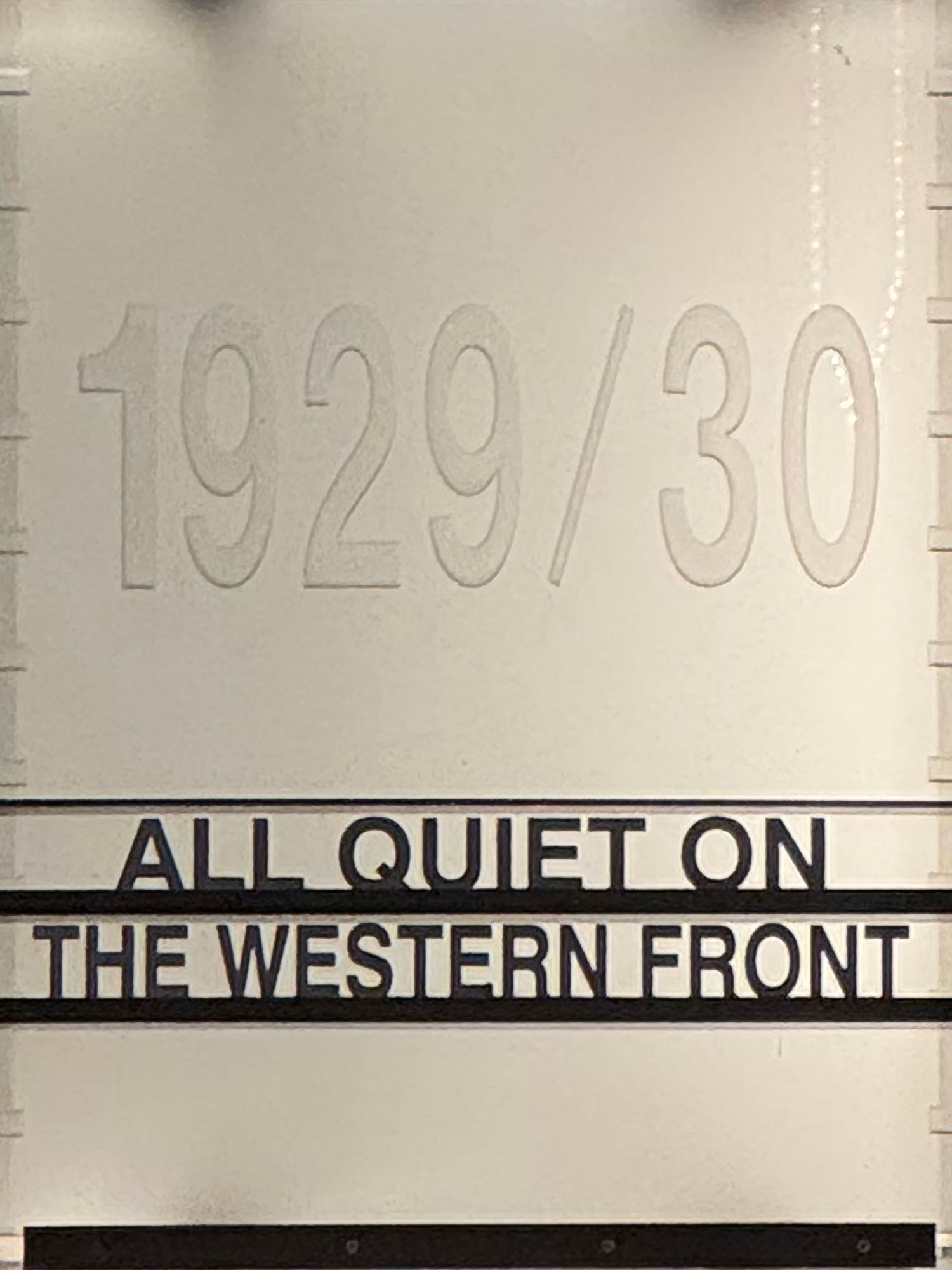 All Quiet on the Western Front