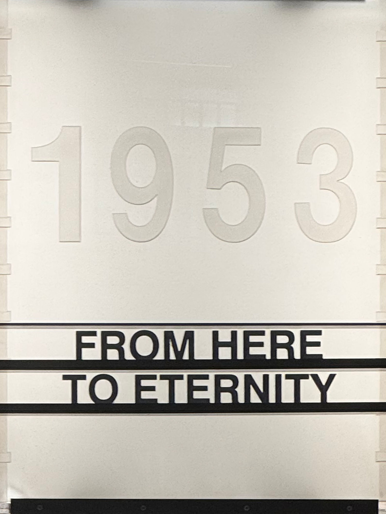 From Here to Eternity