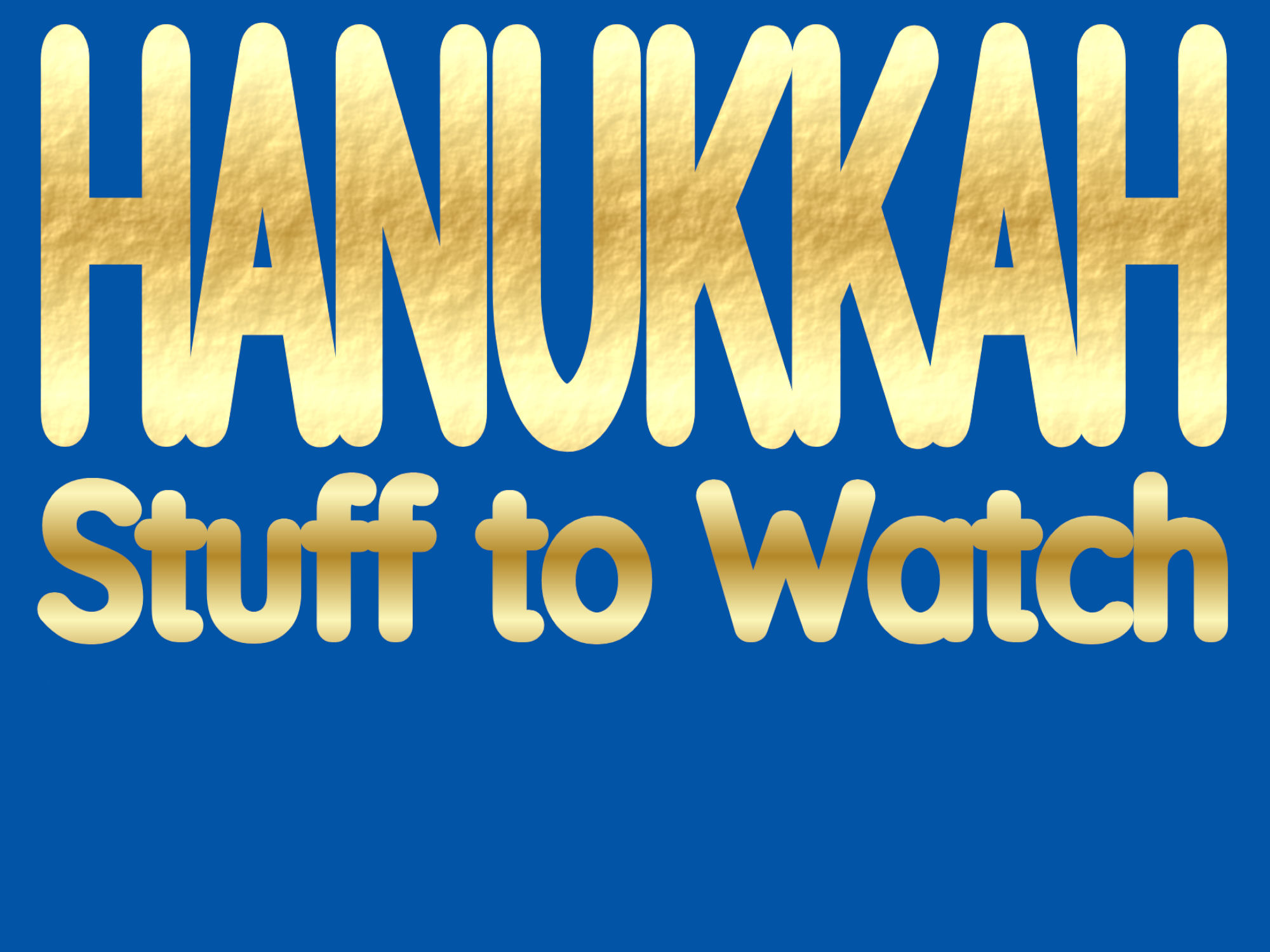 Hanukkah Movie List