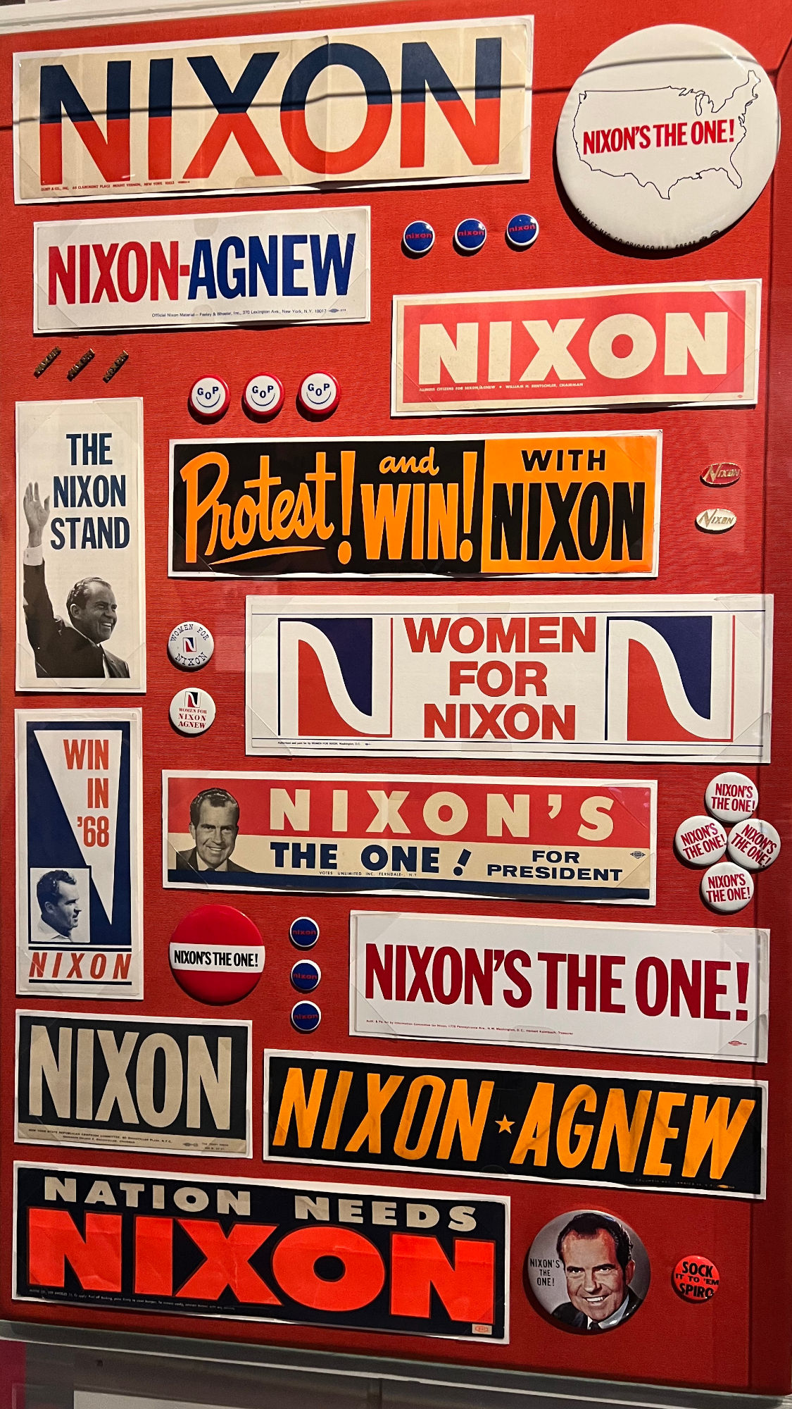 Nixon's Bumper Stickers 1968 Campaign Nixon's Bumper Stickers