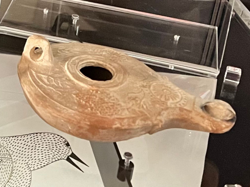 Israel Ancient Jewish Oil Lamp Head of State Gifts Israel
