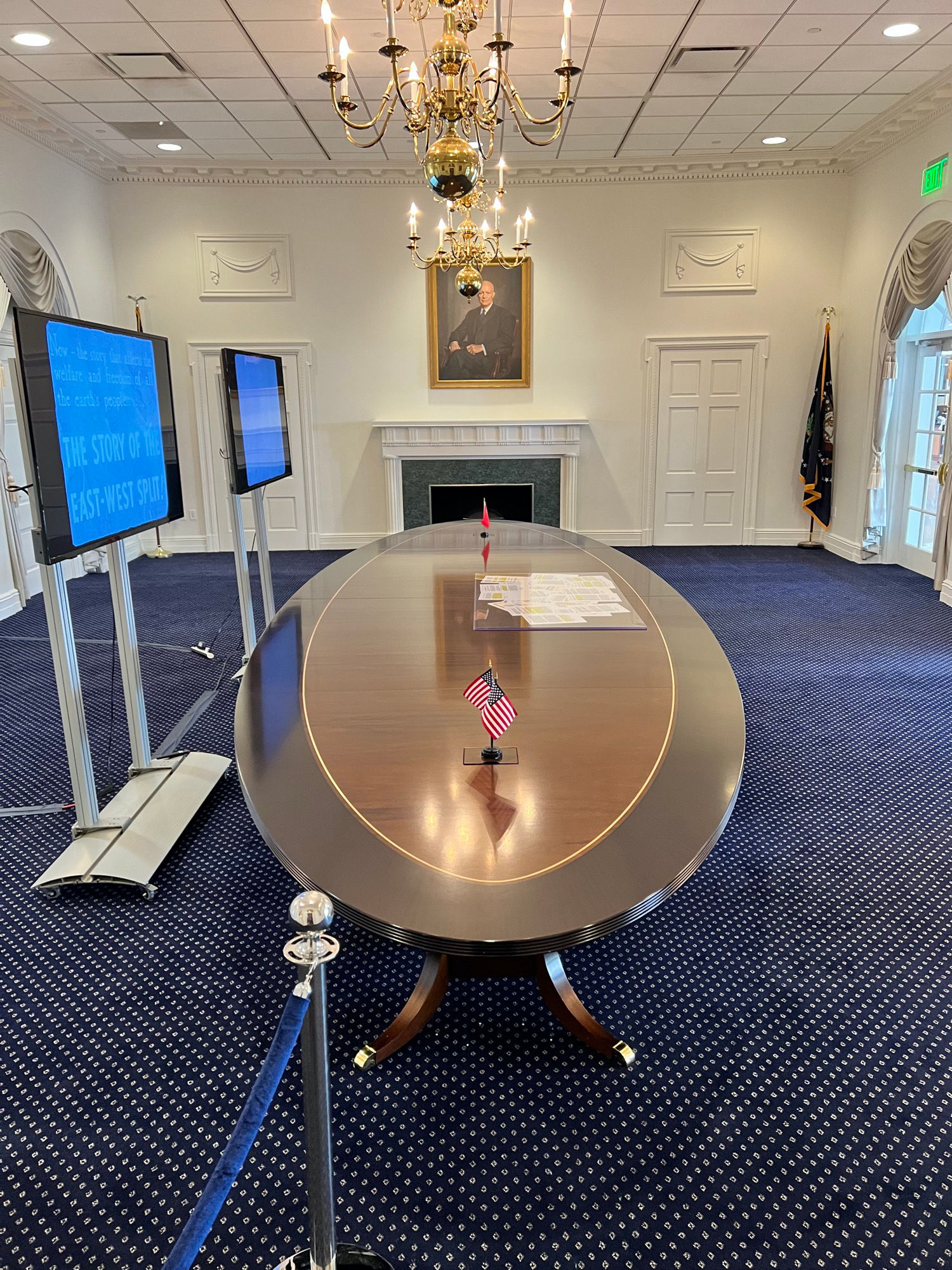 Cabinet Room table