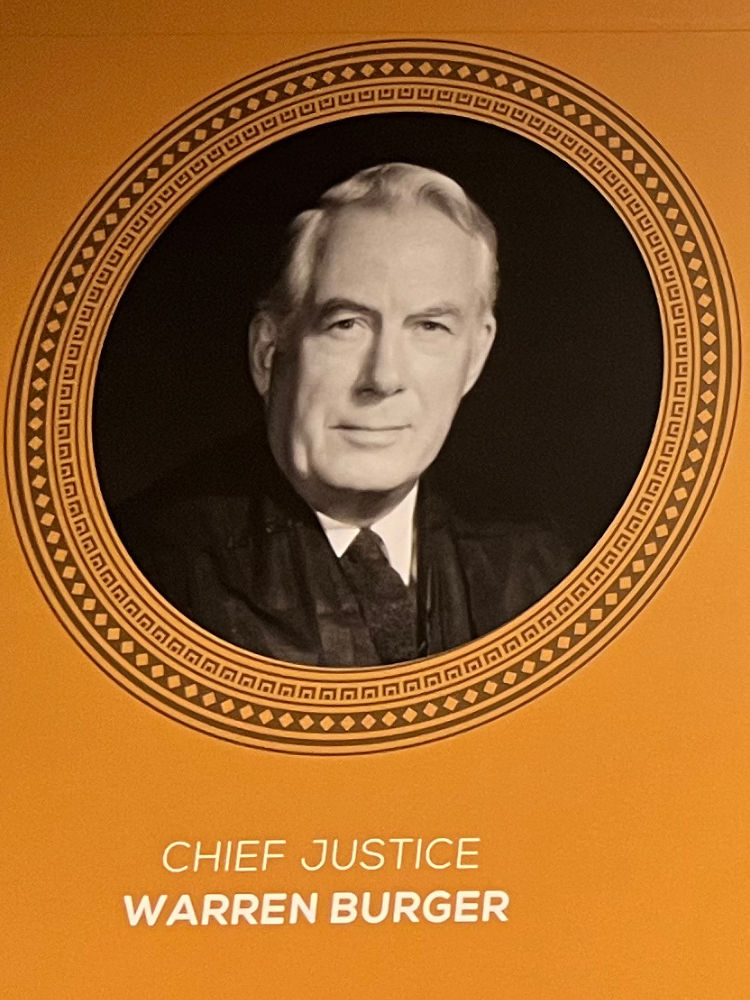 Chief Justice Warren Burger