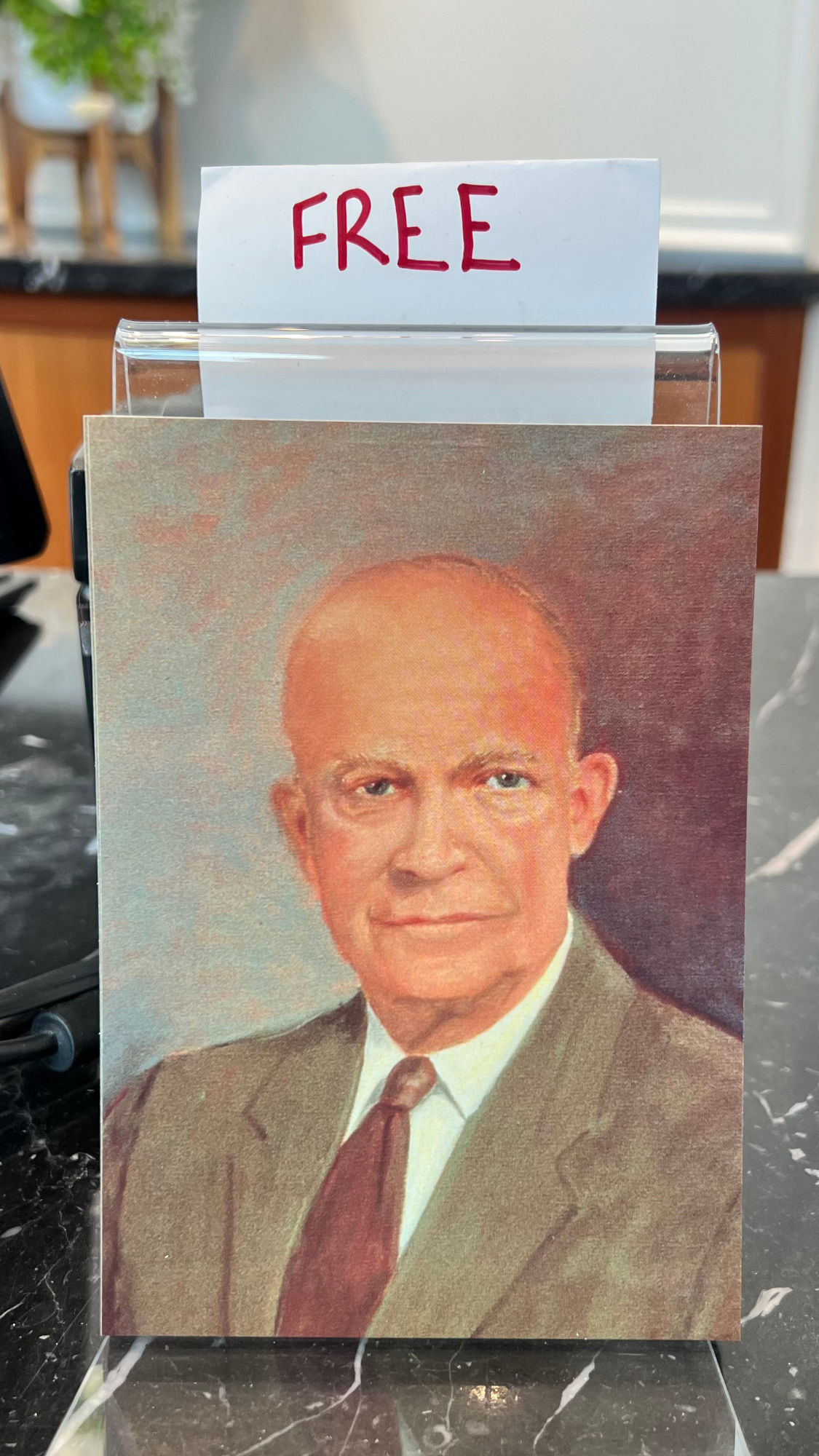 Dwight D Eisenhower Postcard