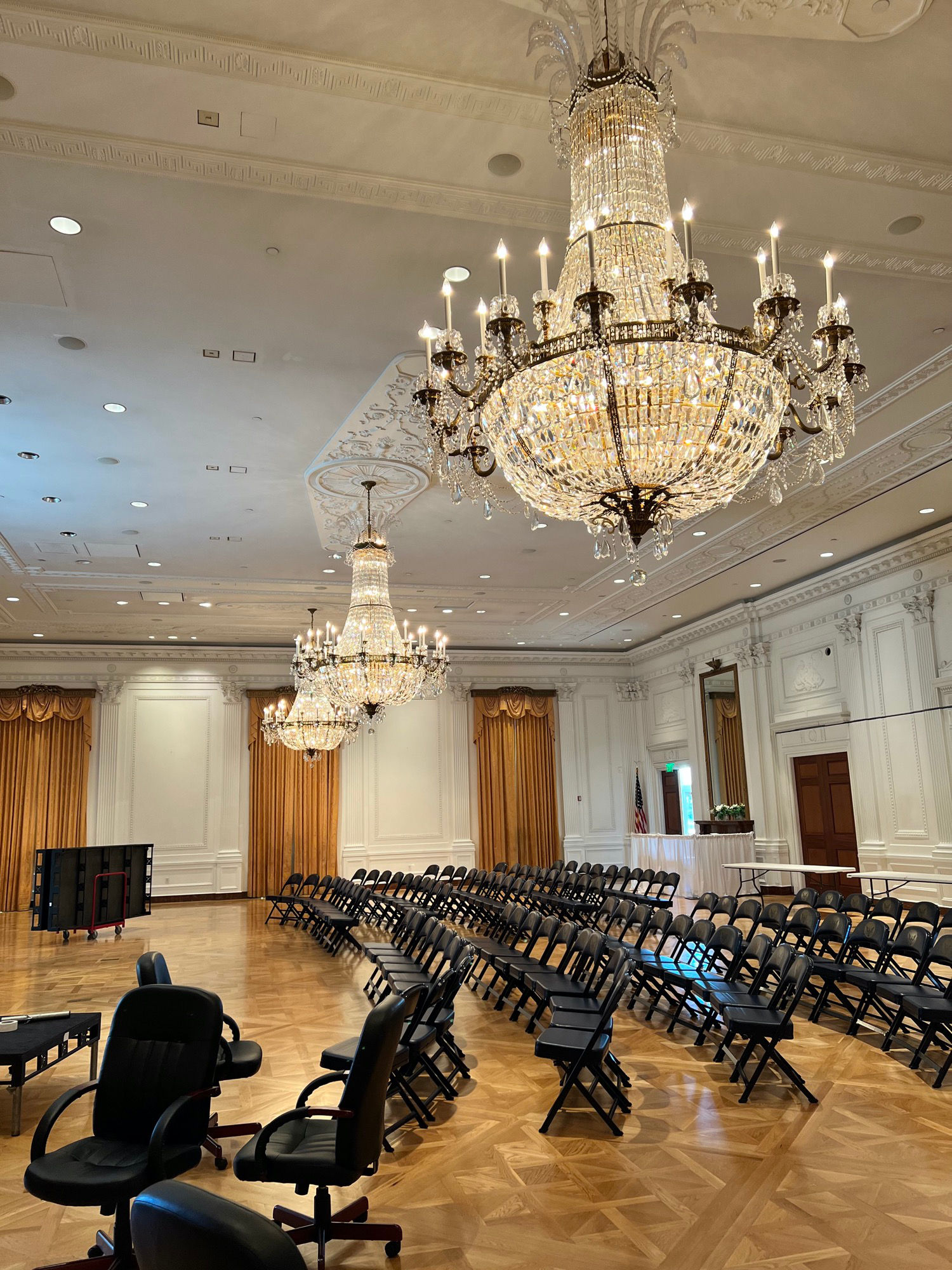 East Room Chandeliers