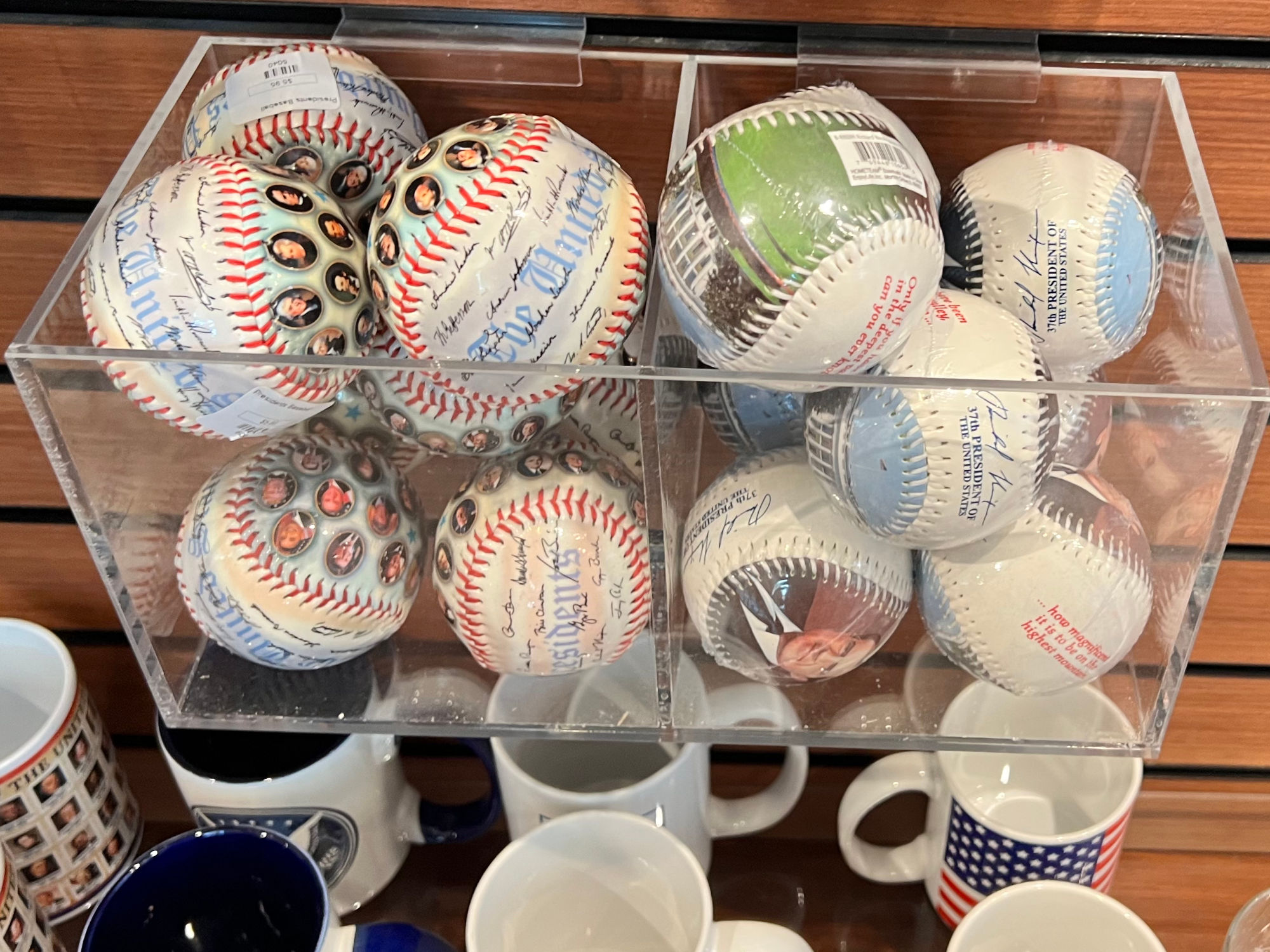 Gift Shop Nixon Baseballs