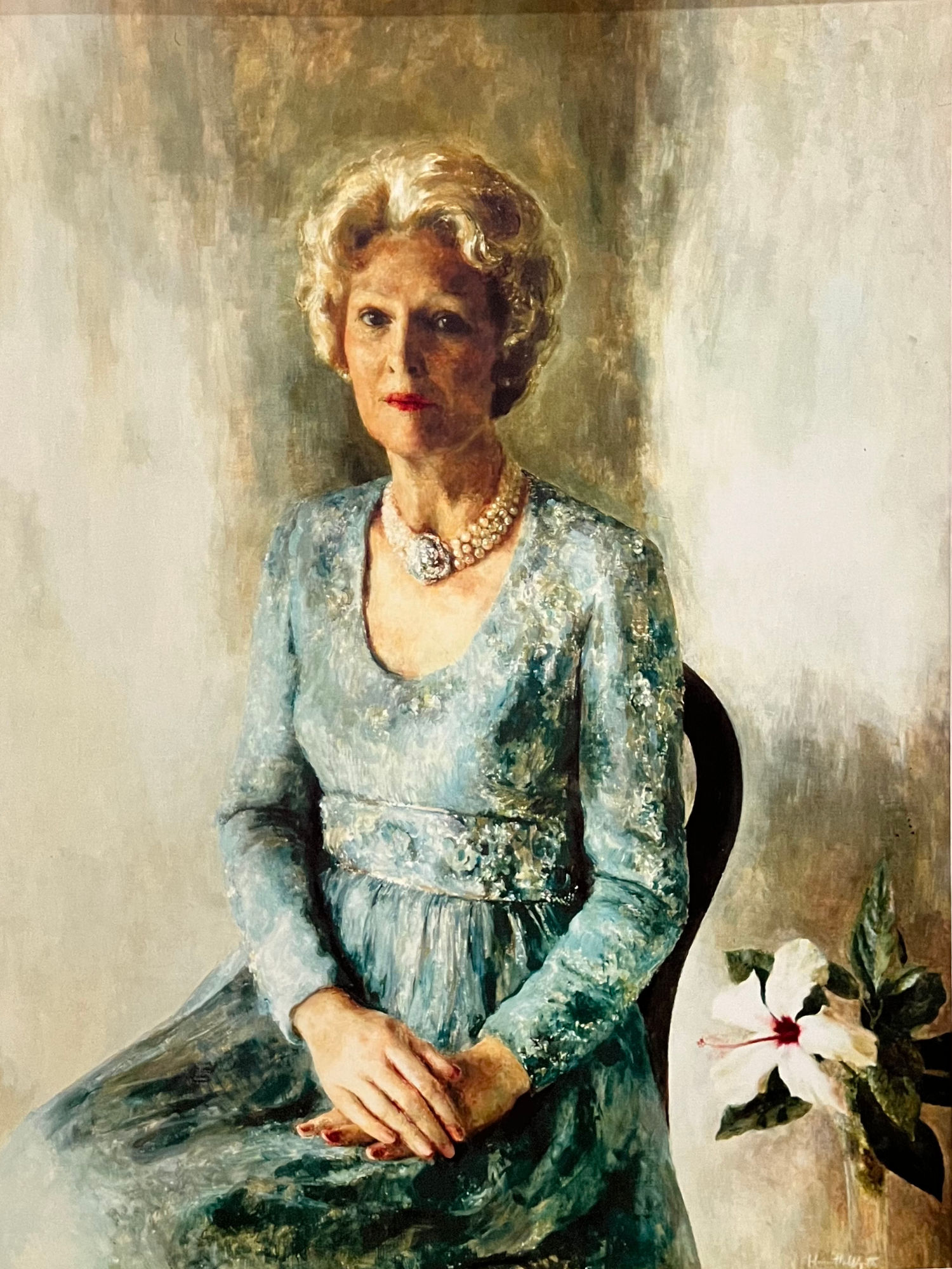 Pat Nixon Painting Henriette Wyeth Hurd Pat Nixon Painting