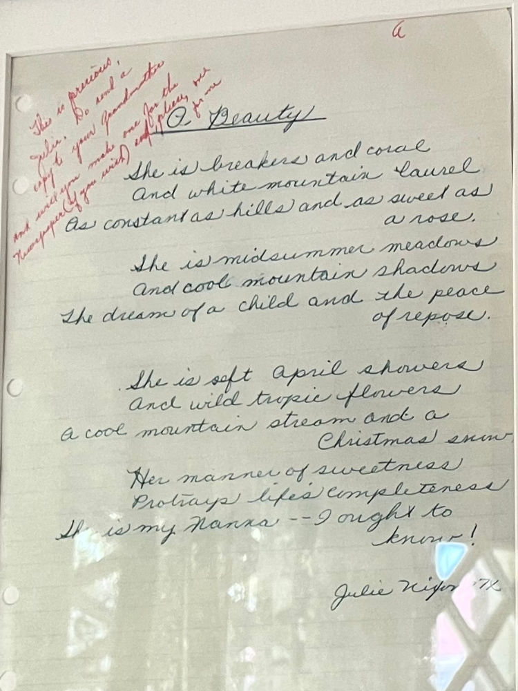 Poem and Photograph Nixon's Poem and Photograph