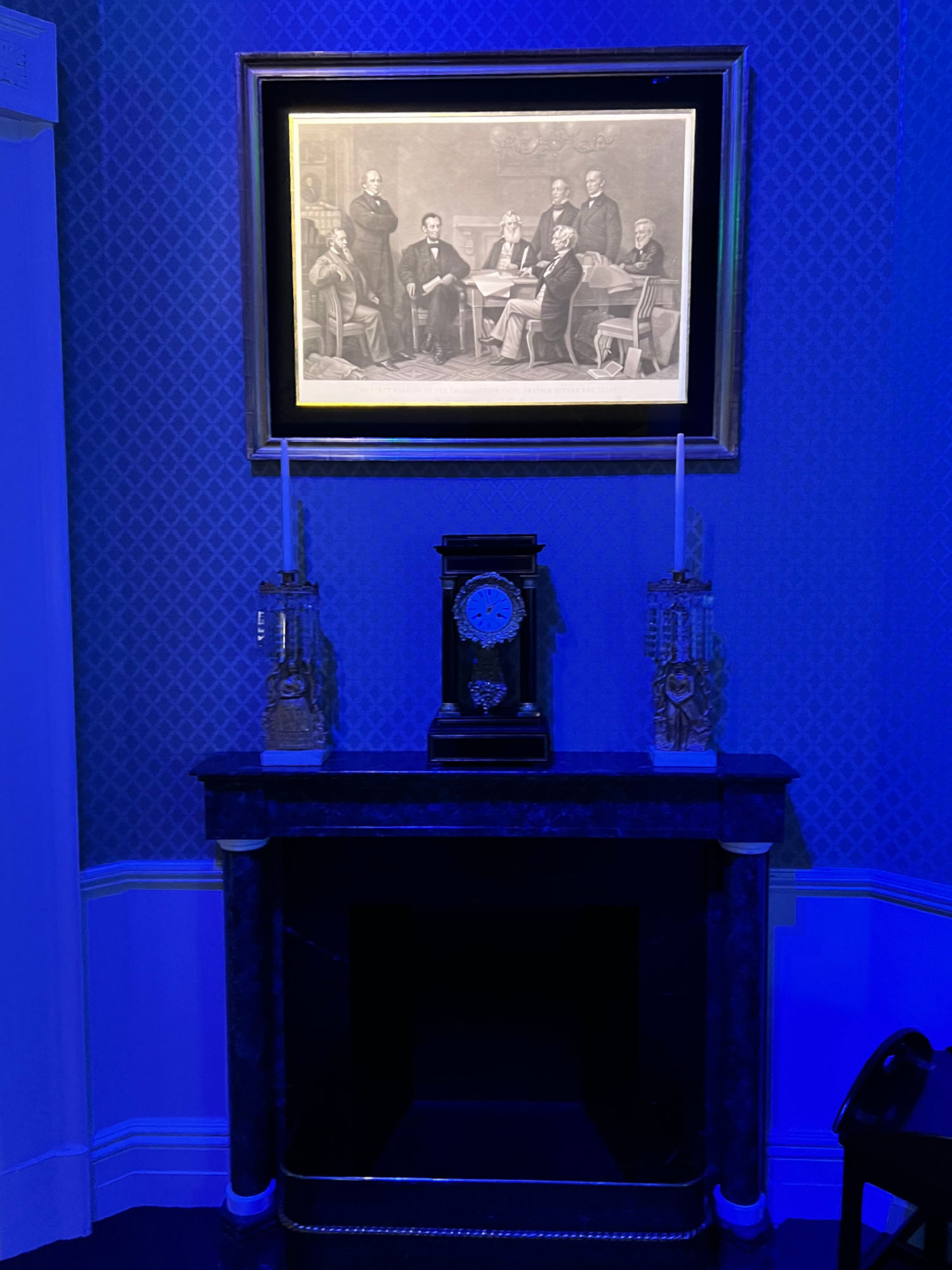 Lincoln Sitting Room Fireplace