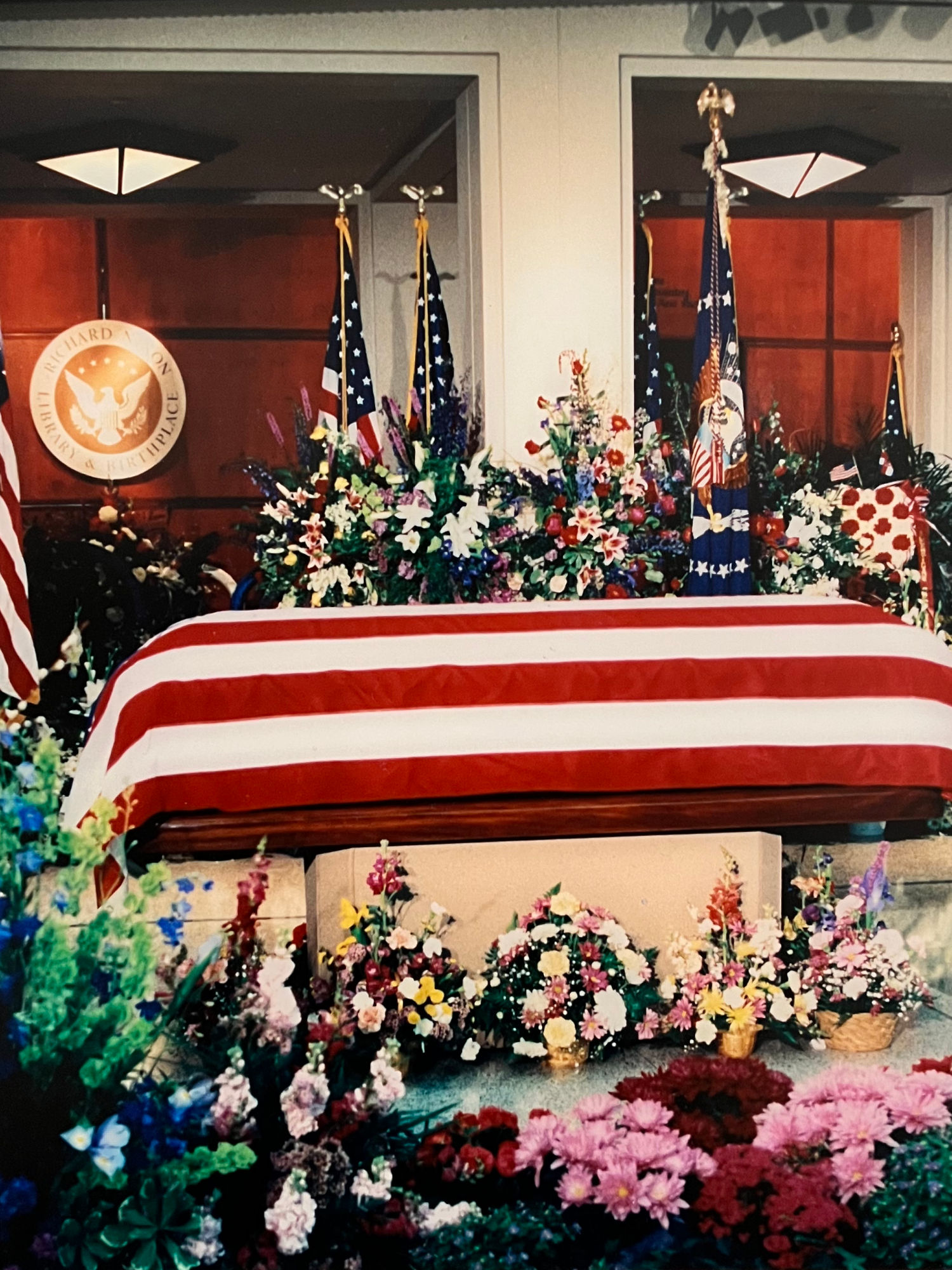 Nixon Funeral Casket