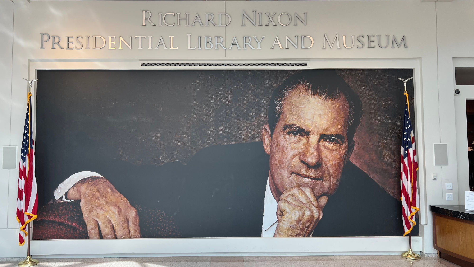 Mural Nixon Library Mural
