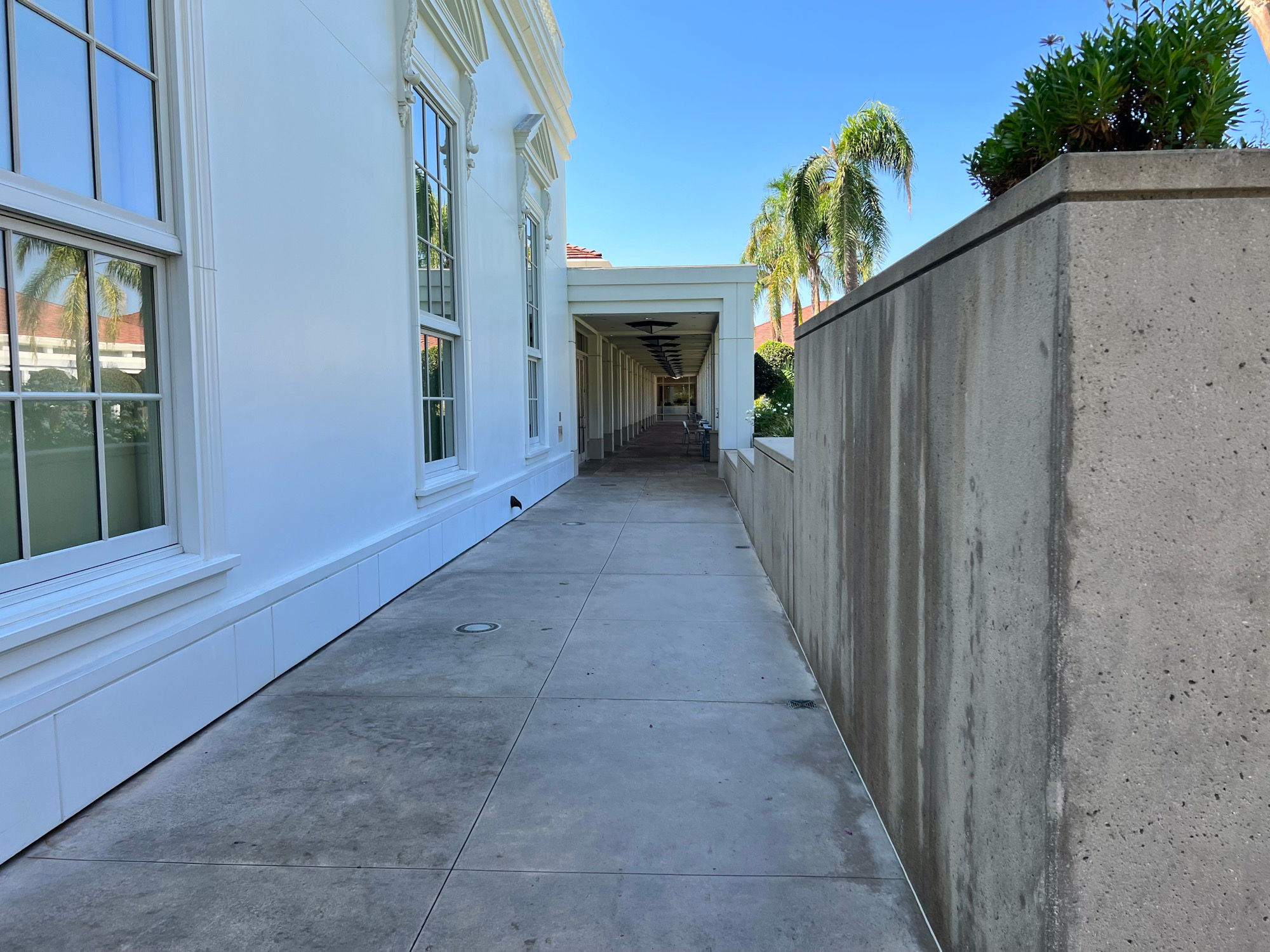 Nixon Library Outside Walkway