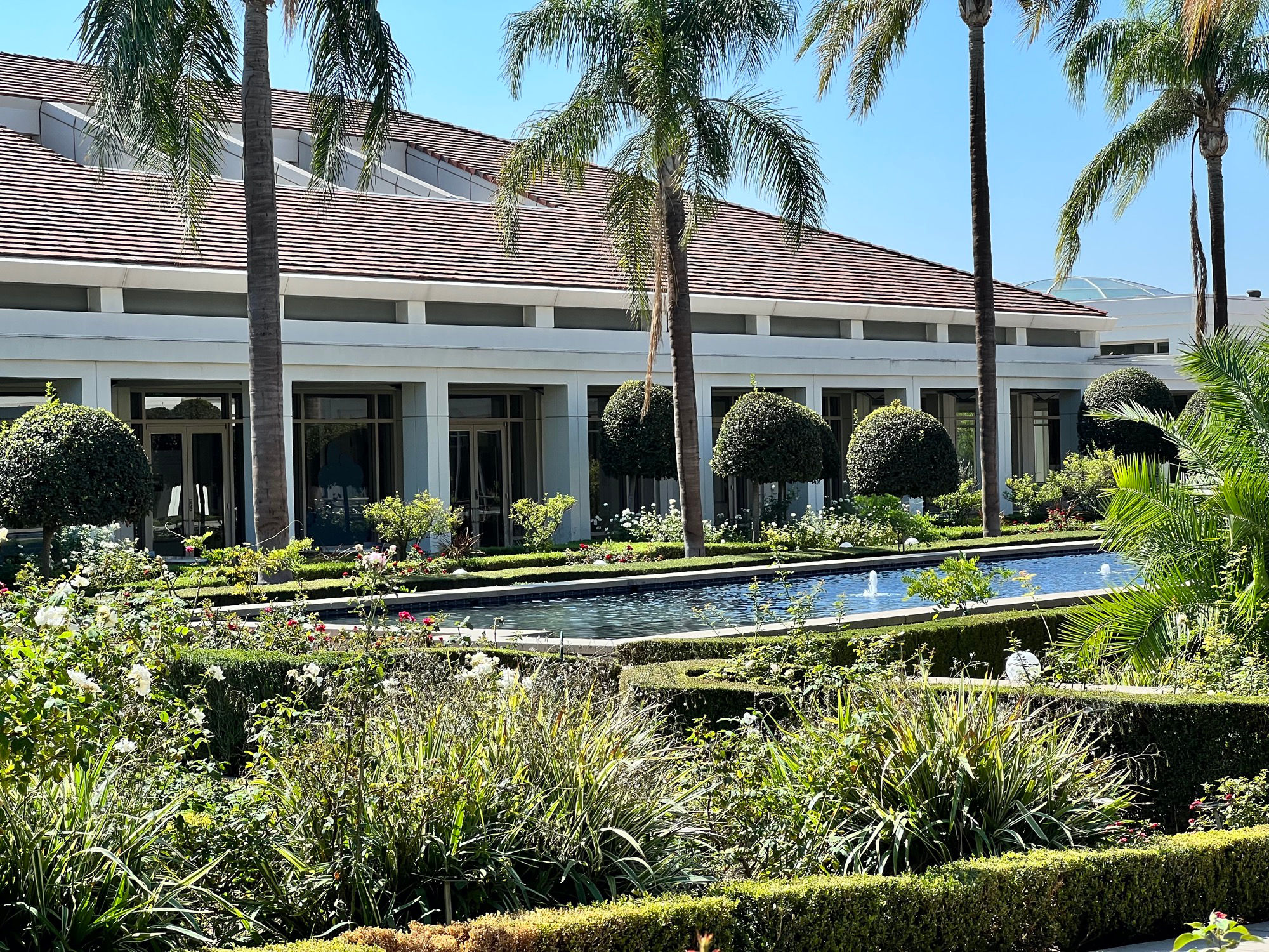 Nixon Library Reflecting Pool