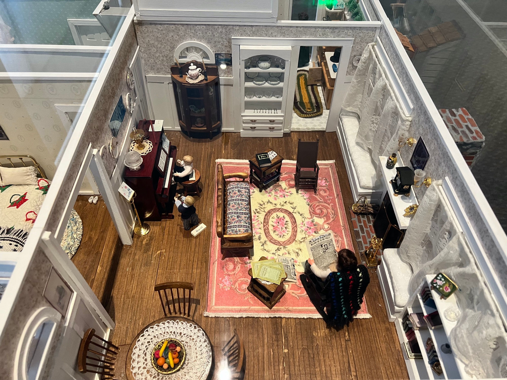 Nixon's Dollhouse Living Room