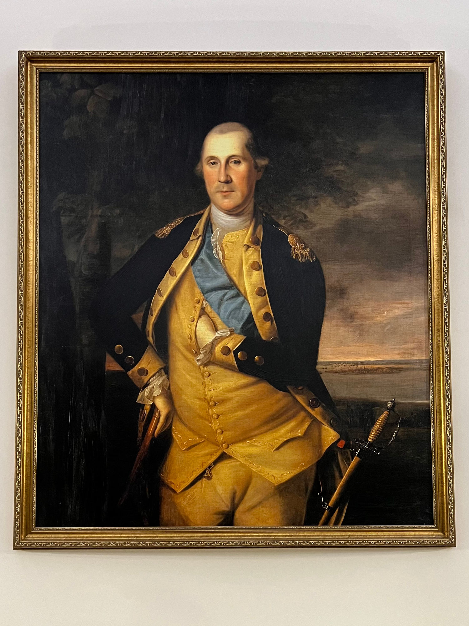 Oval Office George Washington Portrait