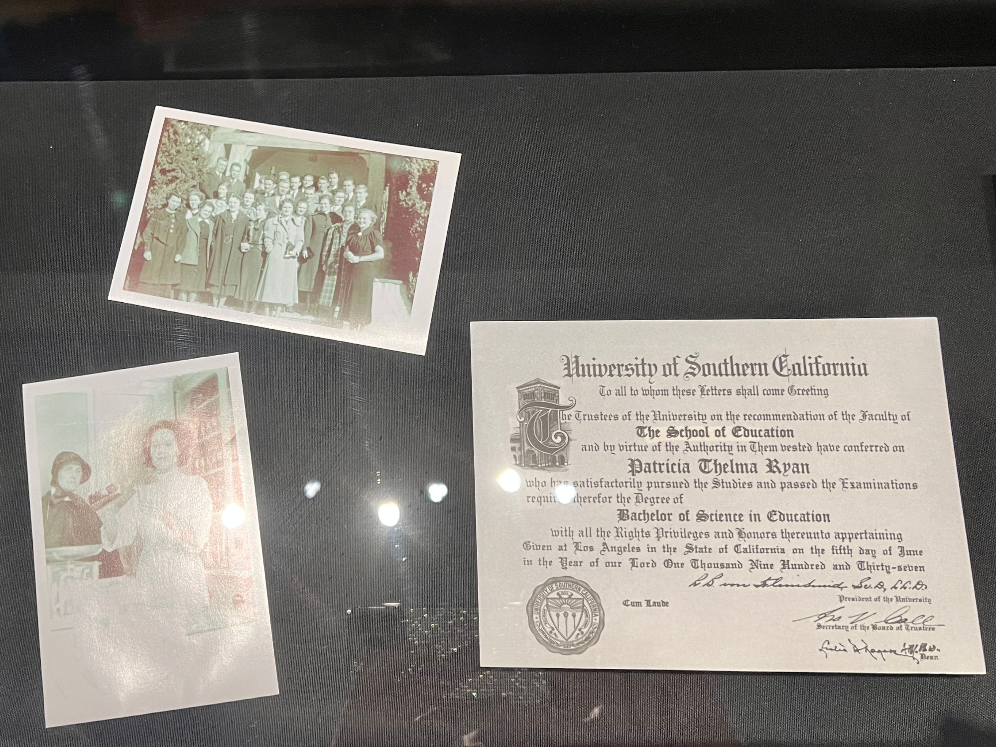 Pat Nixon Diploma