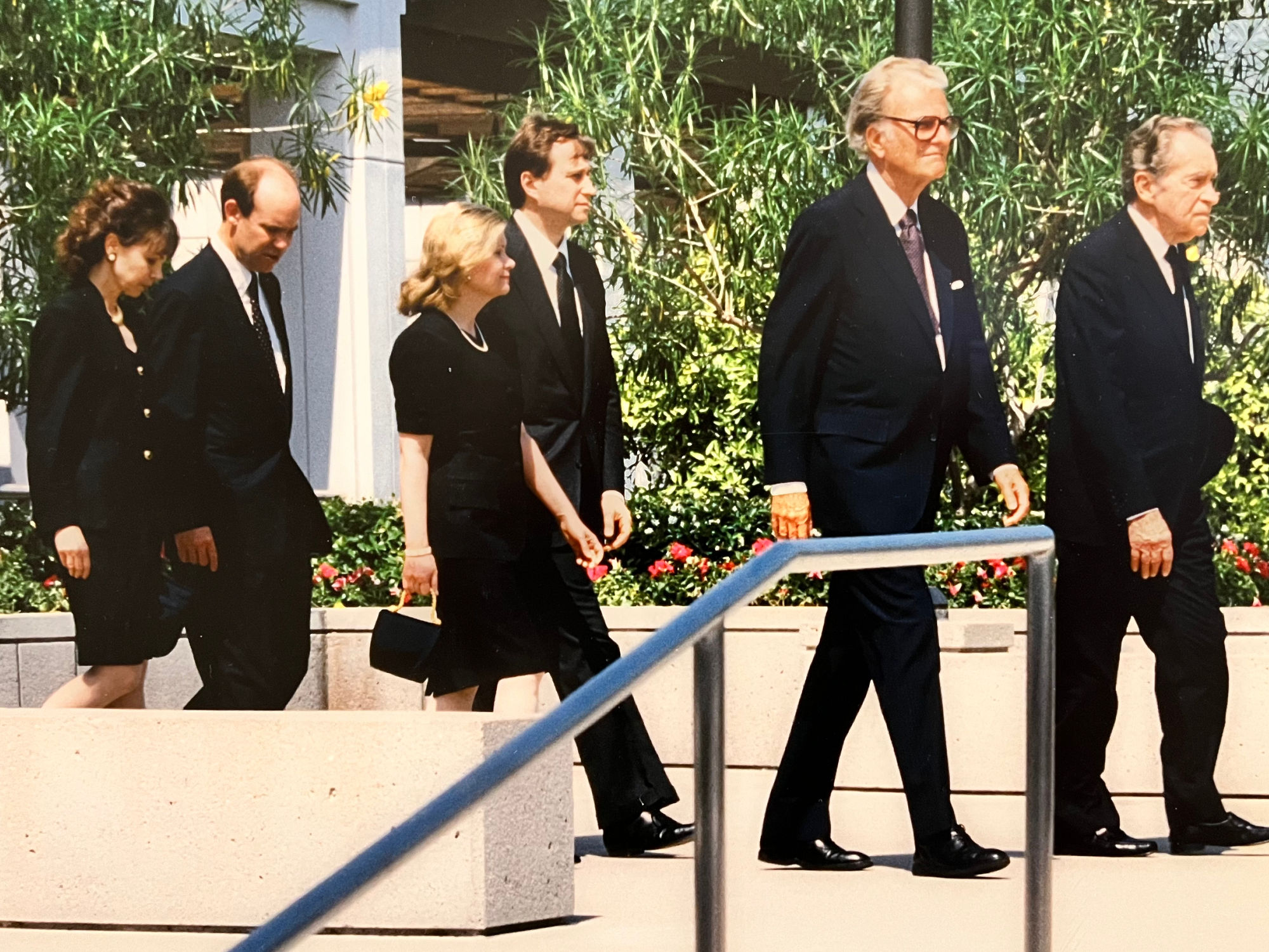 Pat Nixon Funeral Billy Graham