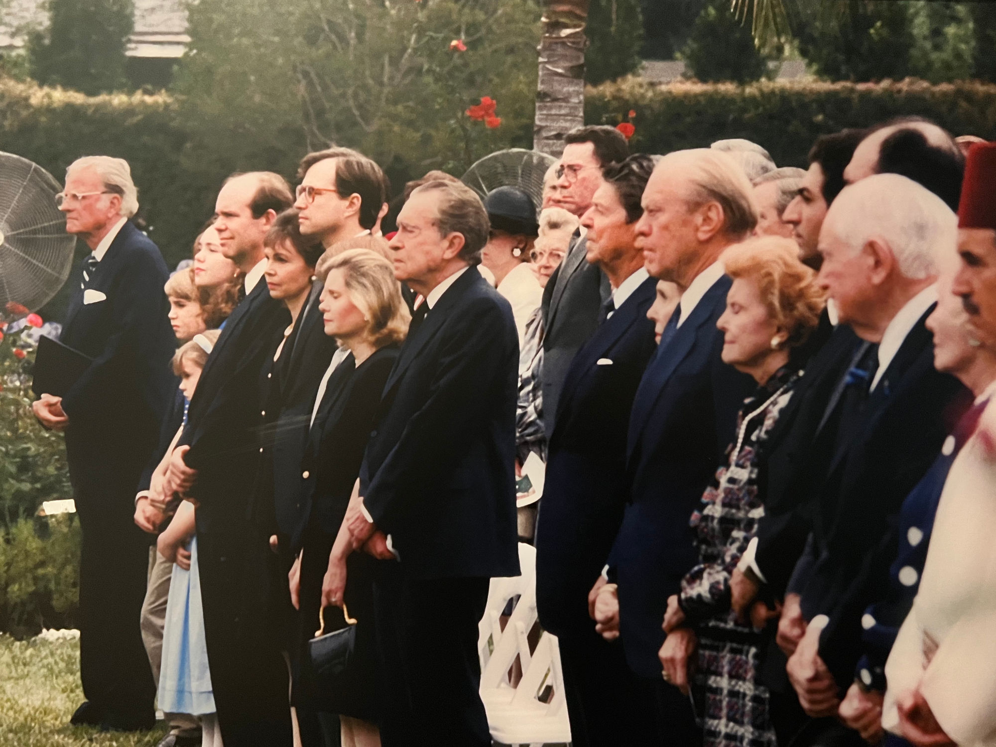 Pat Nixon Funeral Presidents