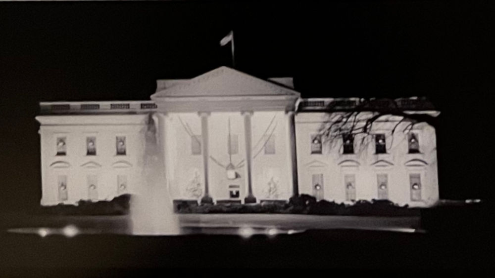 White House Exterior Lights