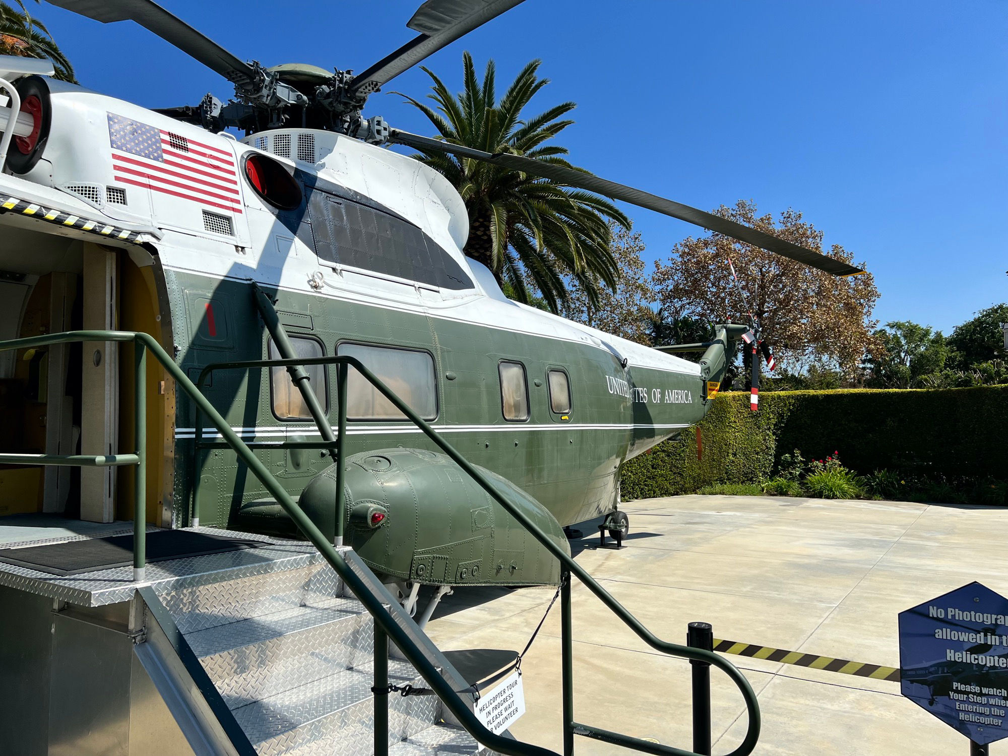 President's Helicopter Side