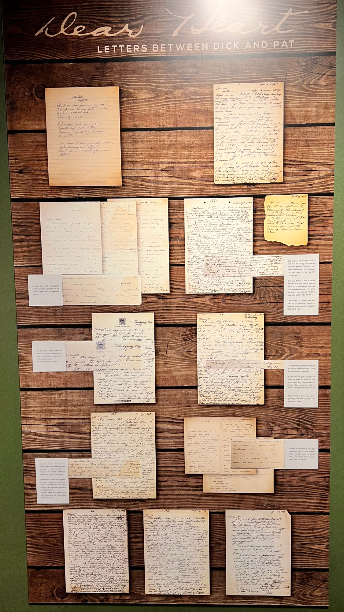 Richard Nixon Letters to Pat