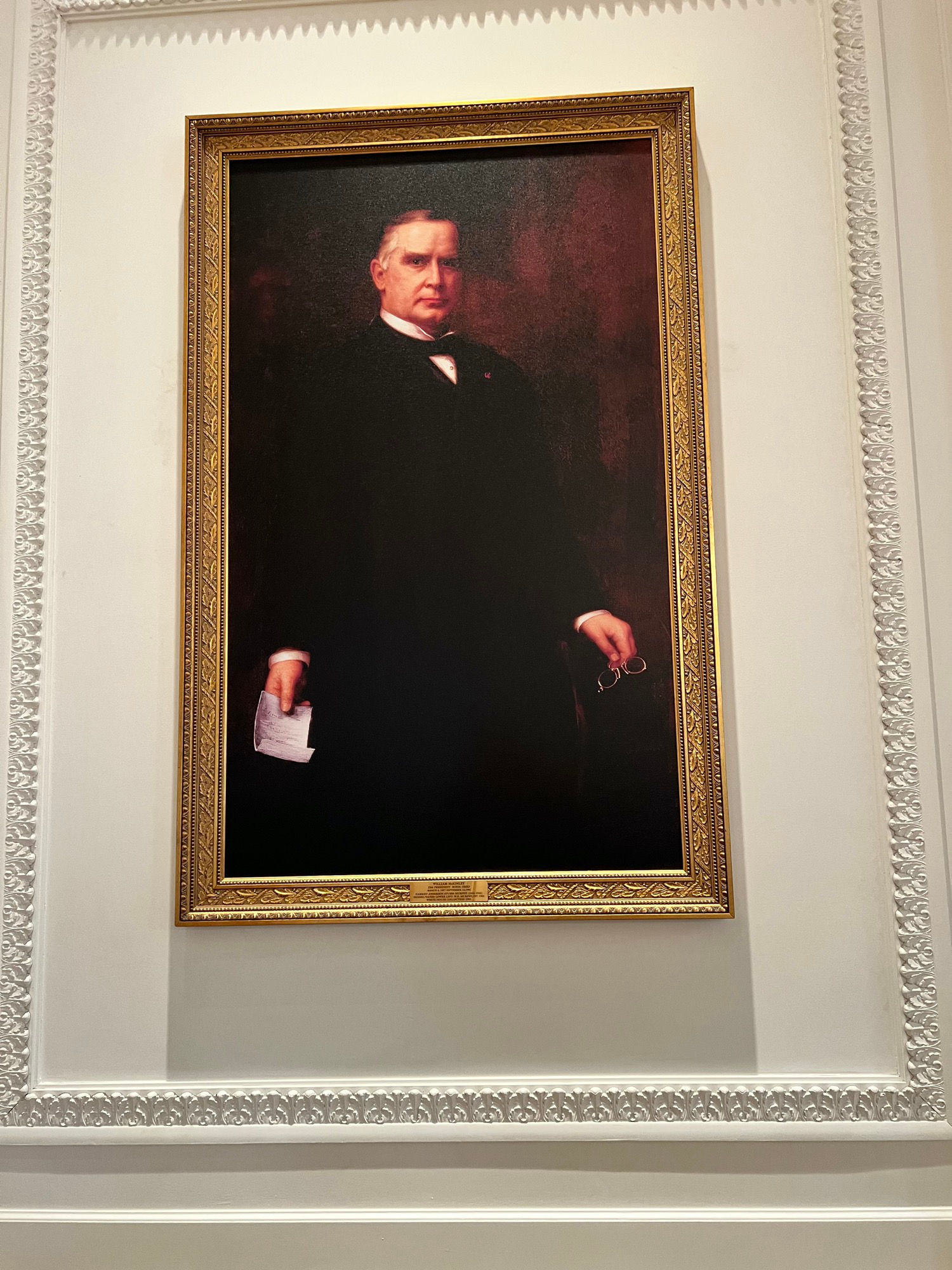 William Mckinley Portrait East Room William Mckinley Portrait