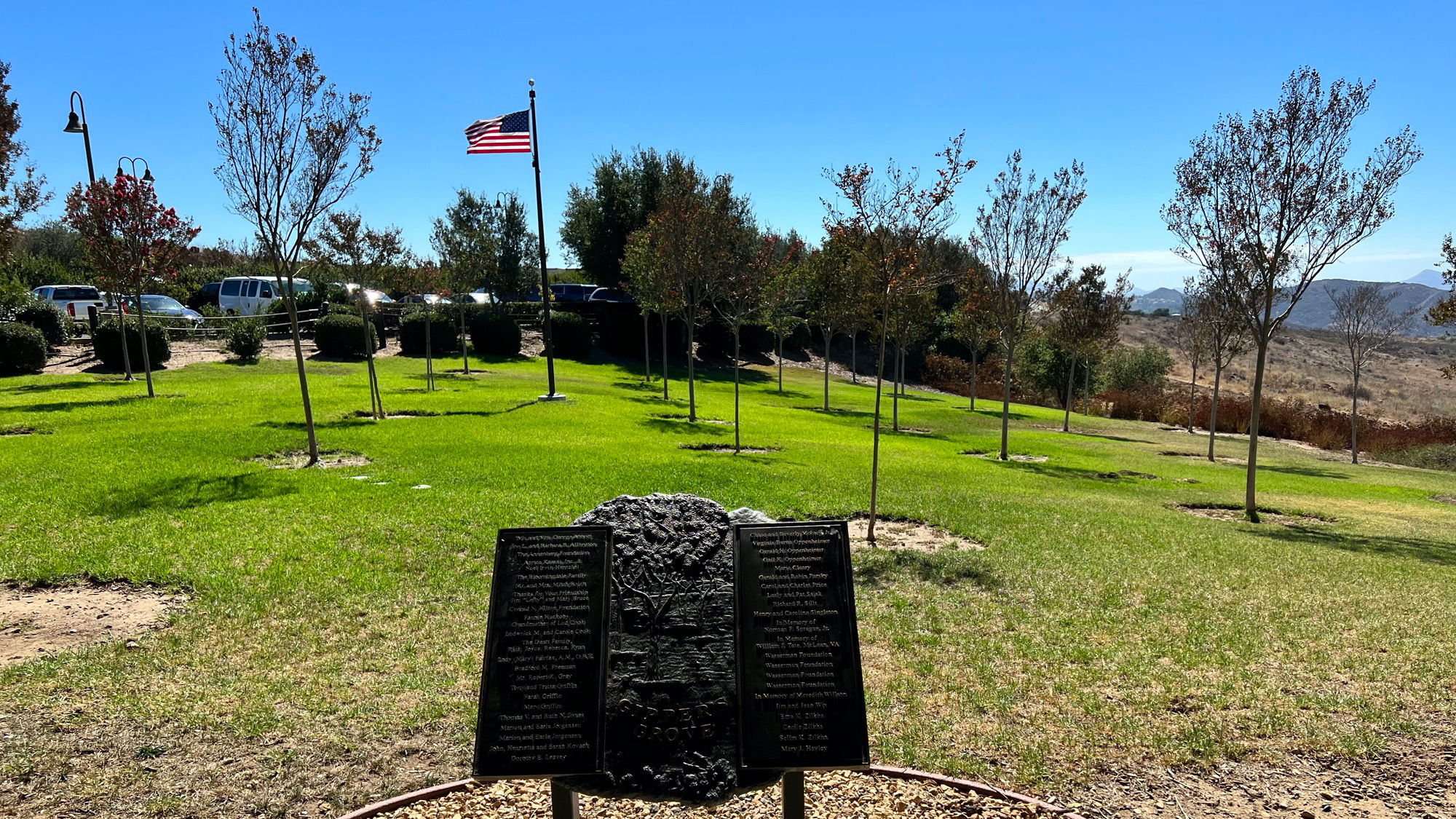 Gipper's Grove Marker